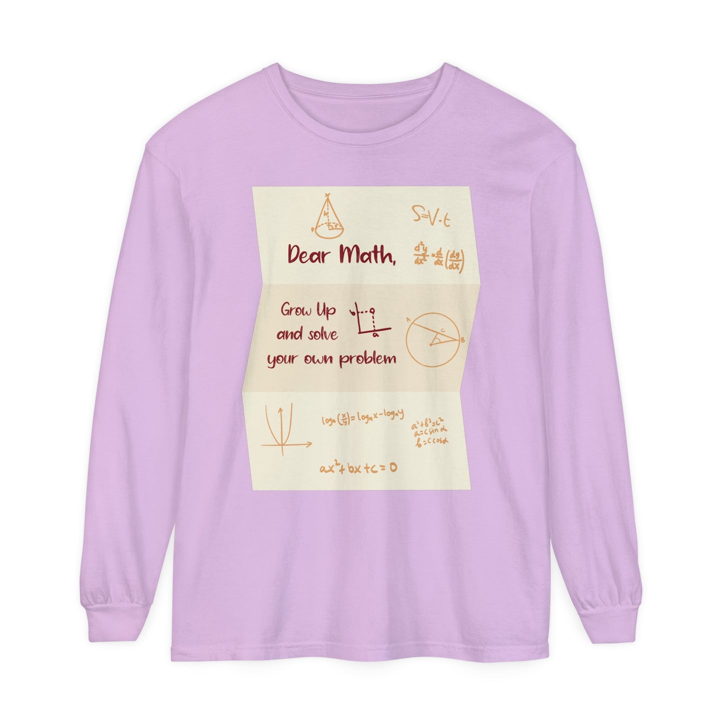 Dear Math Long Sleeve T-Shirt