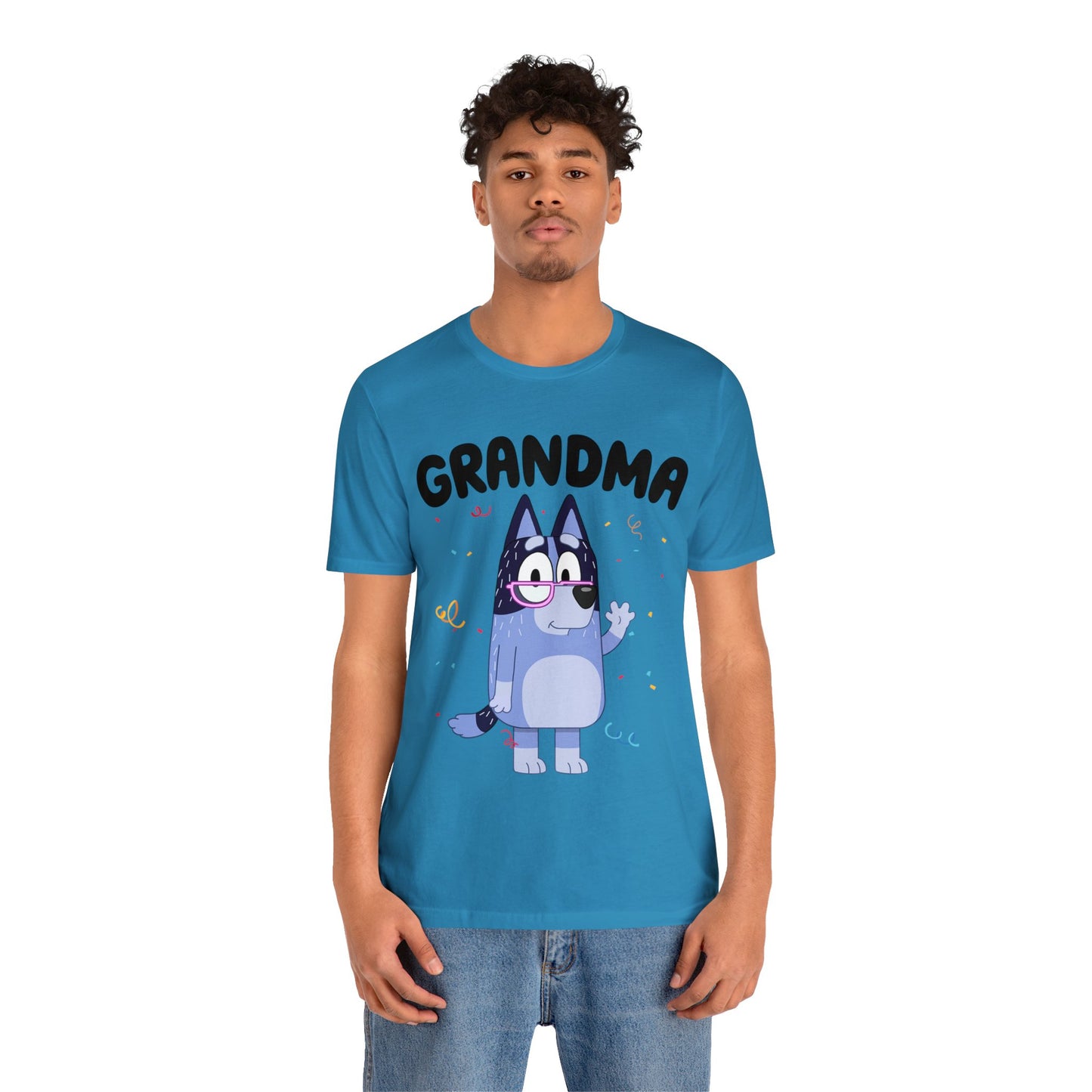 Grandma Bluey Birthday short sleeve Tshirt