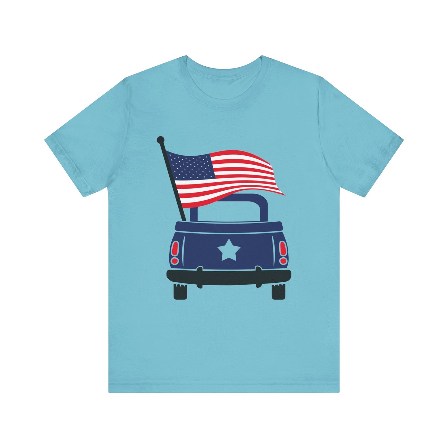 Flag & Truck Jersey Short Sleeve Tee