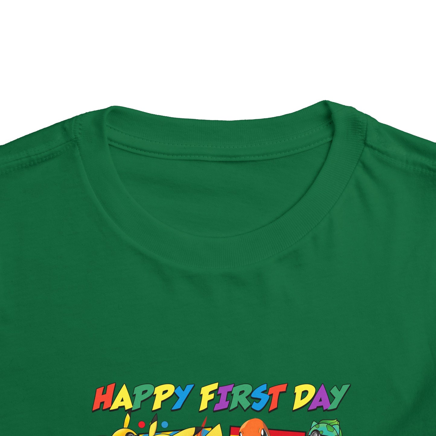 Happy First Day of School Toddler Short Sleeve Tee