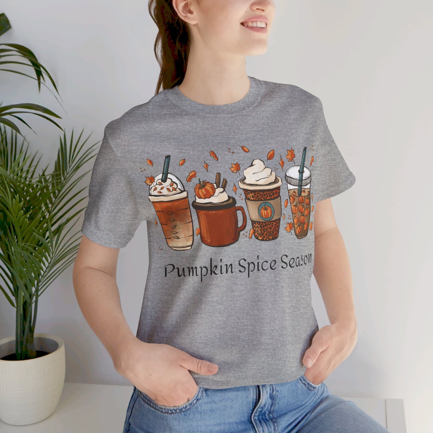 Pumpkin Spice Season Jersey Short Sleeve Tee