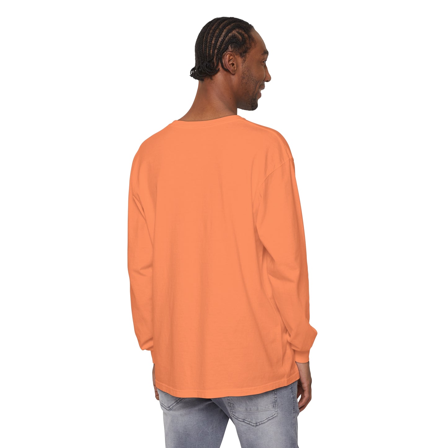 Happy Fall Garment-dyed Long Sleeve T-Shirt