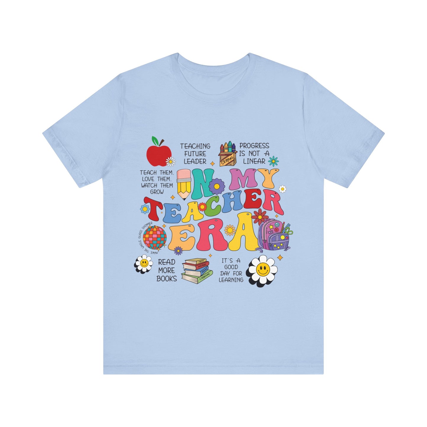 In My Teacher Era Jersey Short Sleeve Tee