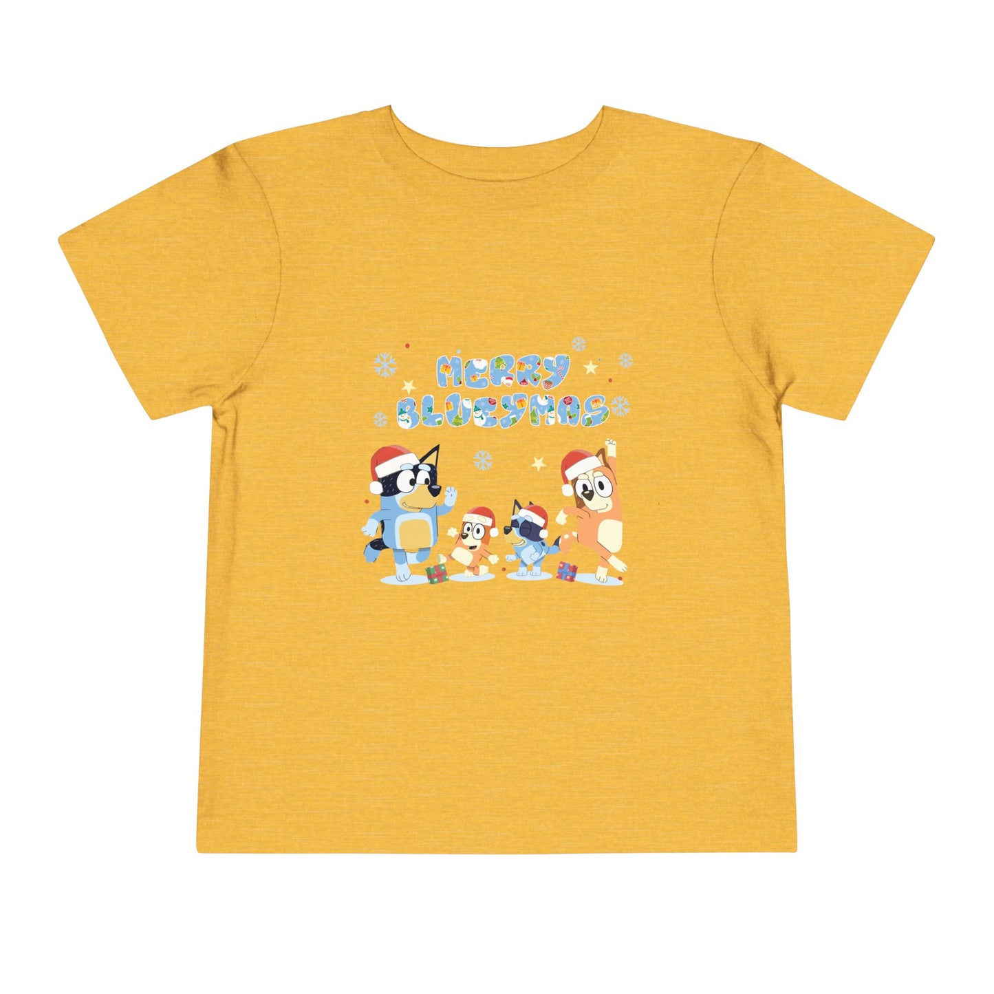 Merry Blue-y-mas Toddler Short Sleeve Tee