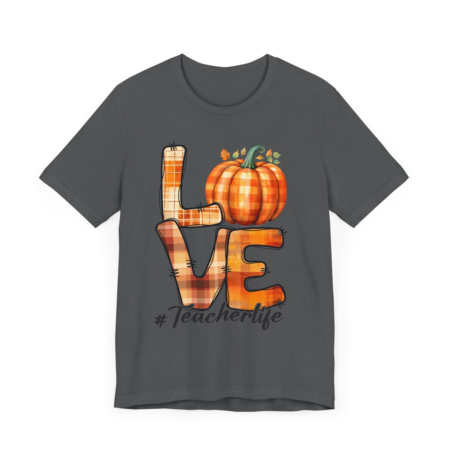 LOVE Teacher Life Jersey Short Sleeve Tee