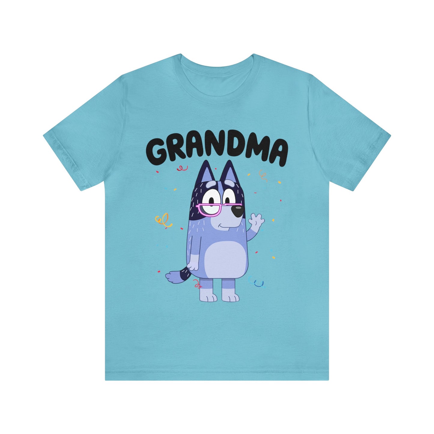 Grandma Bluey Birthday short sleeve Tshirt