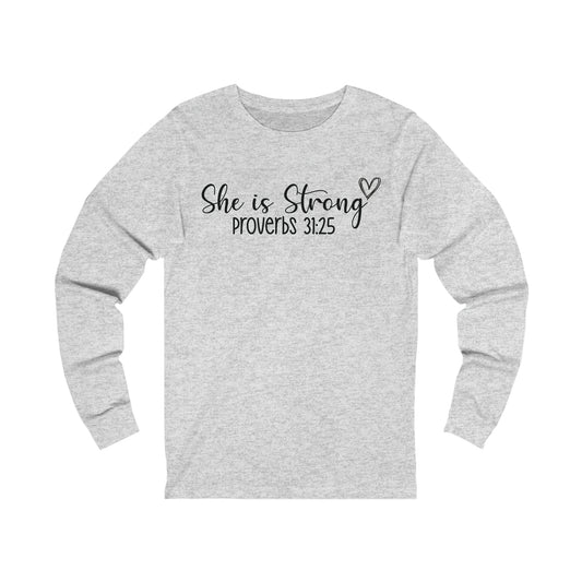 She is Strong Long sleeve Tshirt