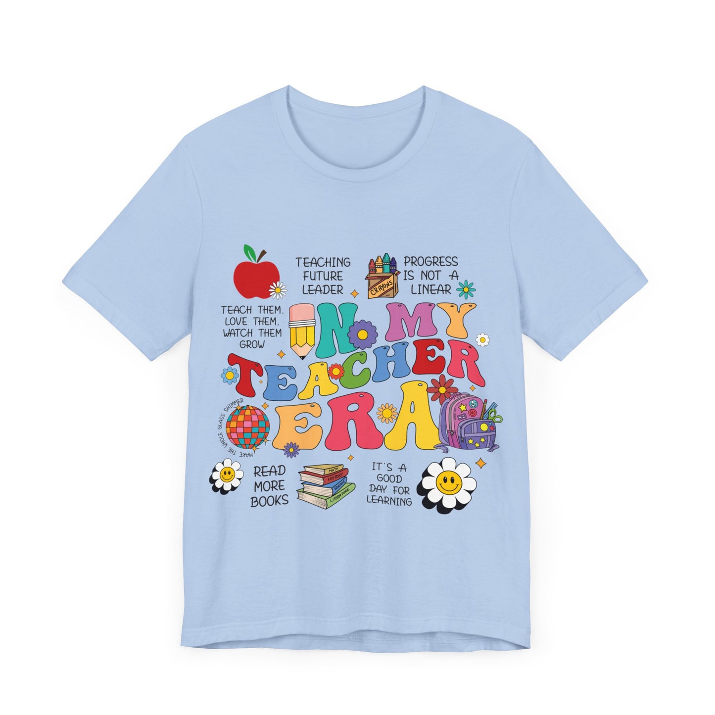 In My Teacher Era Jersey Short Sleeve Tee