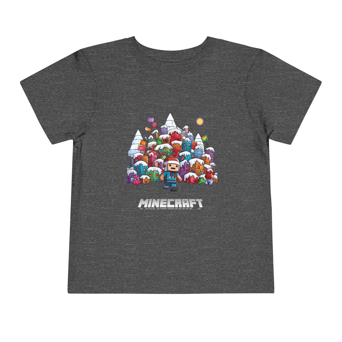 Christmas Mine-craft Toddler Short Sleeve Tee