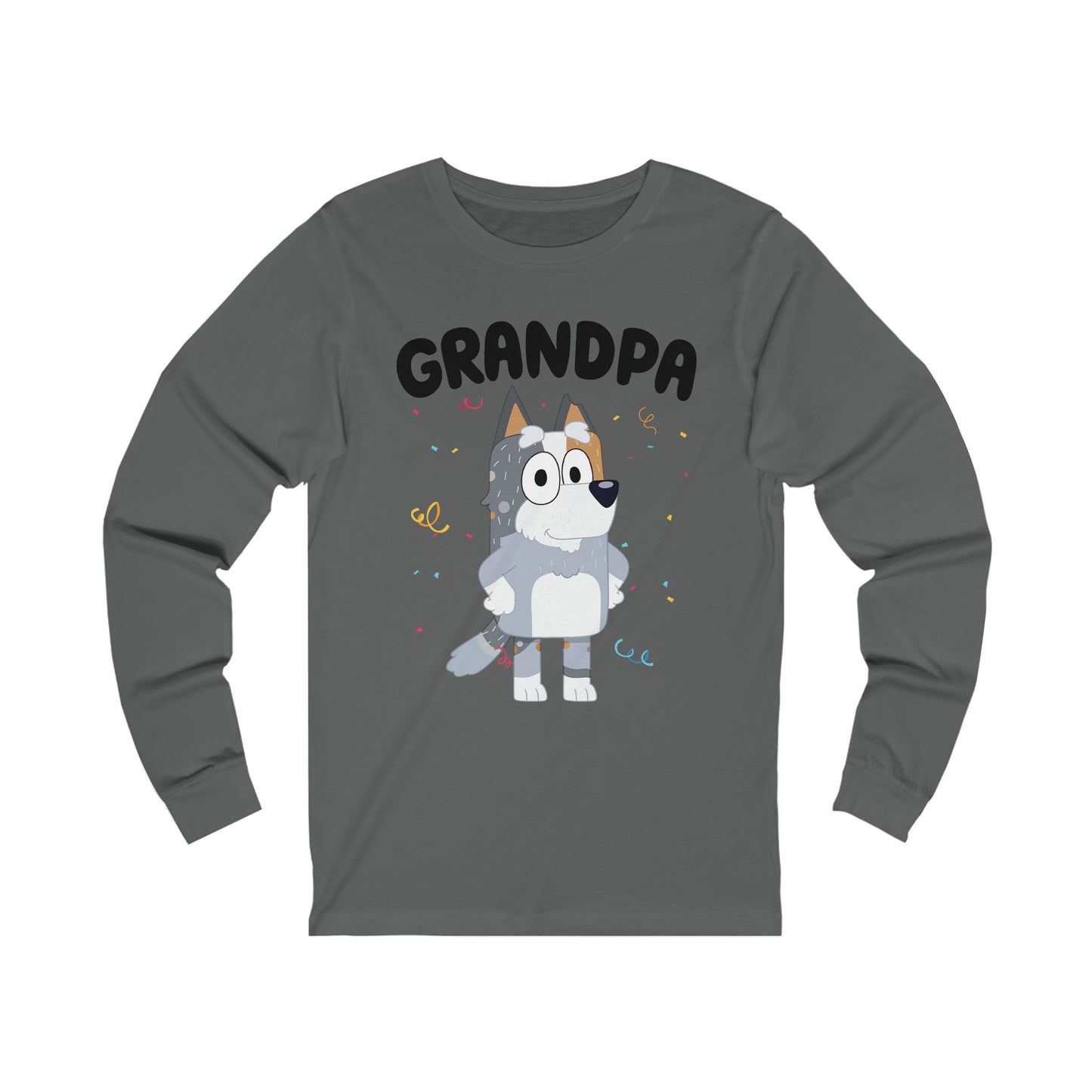 Grandpa Bluey Birthday Long sleeve Tshirt