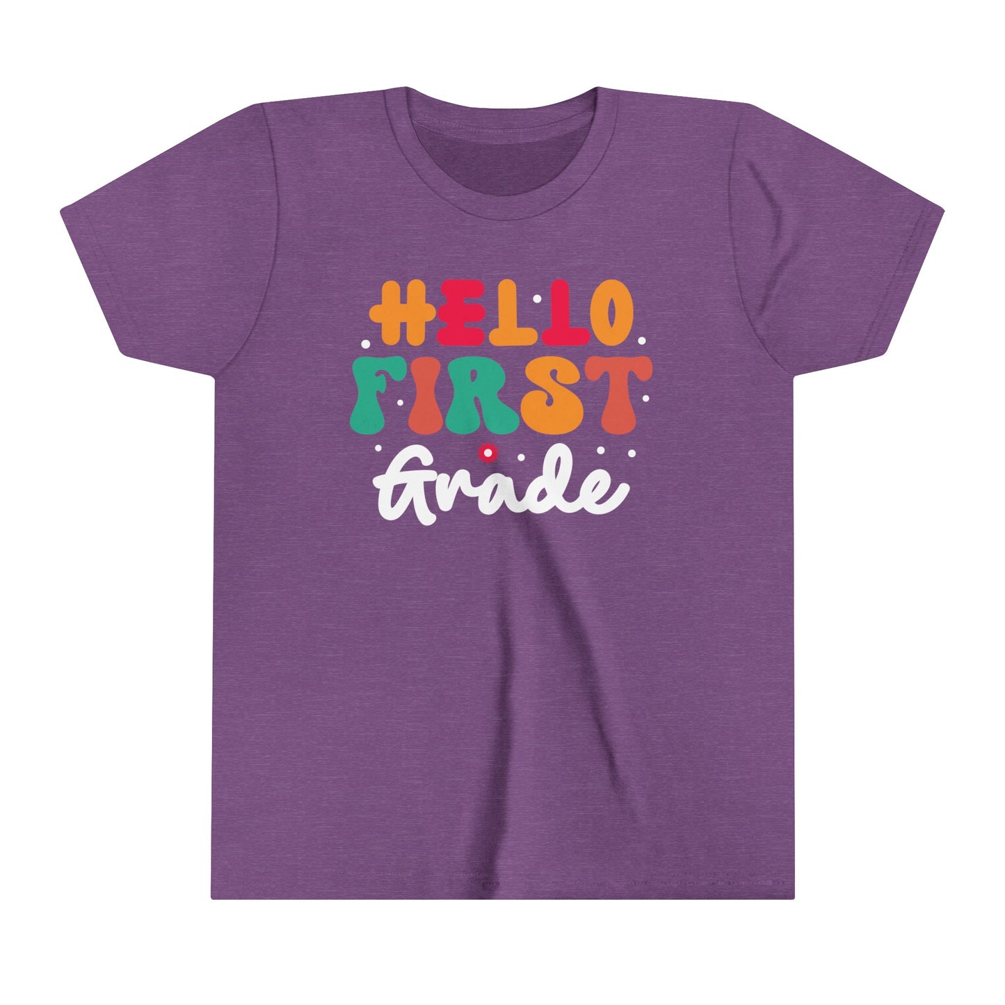 Hello First Grade Youth Short Sleeve Tee