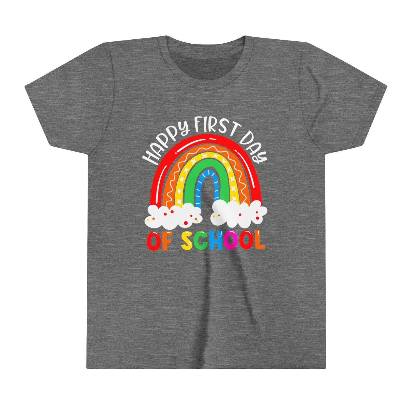 Happy First Day of School Youth Short Sleeve Tee