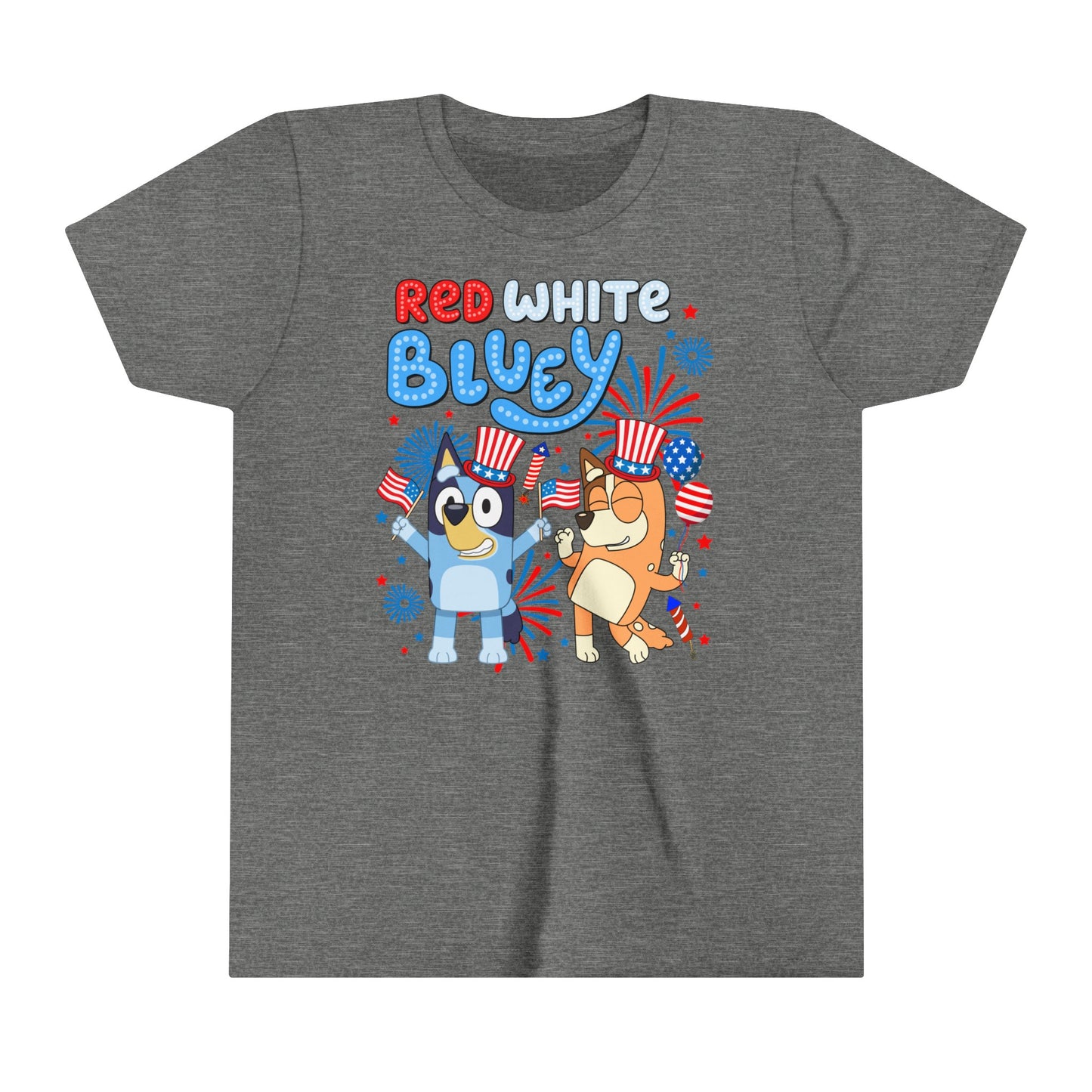 Red, White & Bluey Youth Short Sleeve Tee