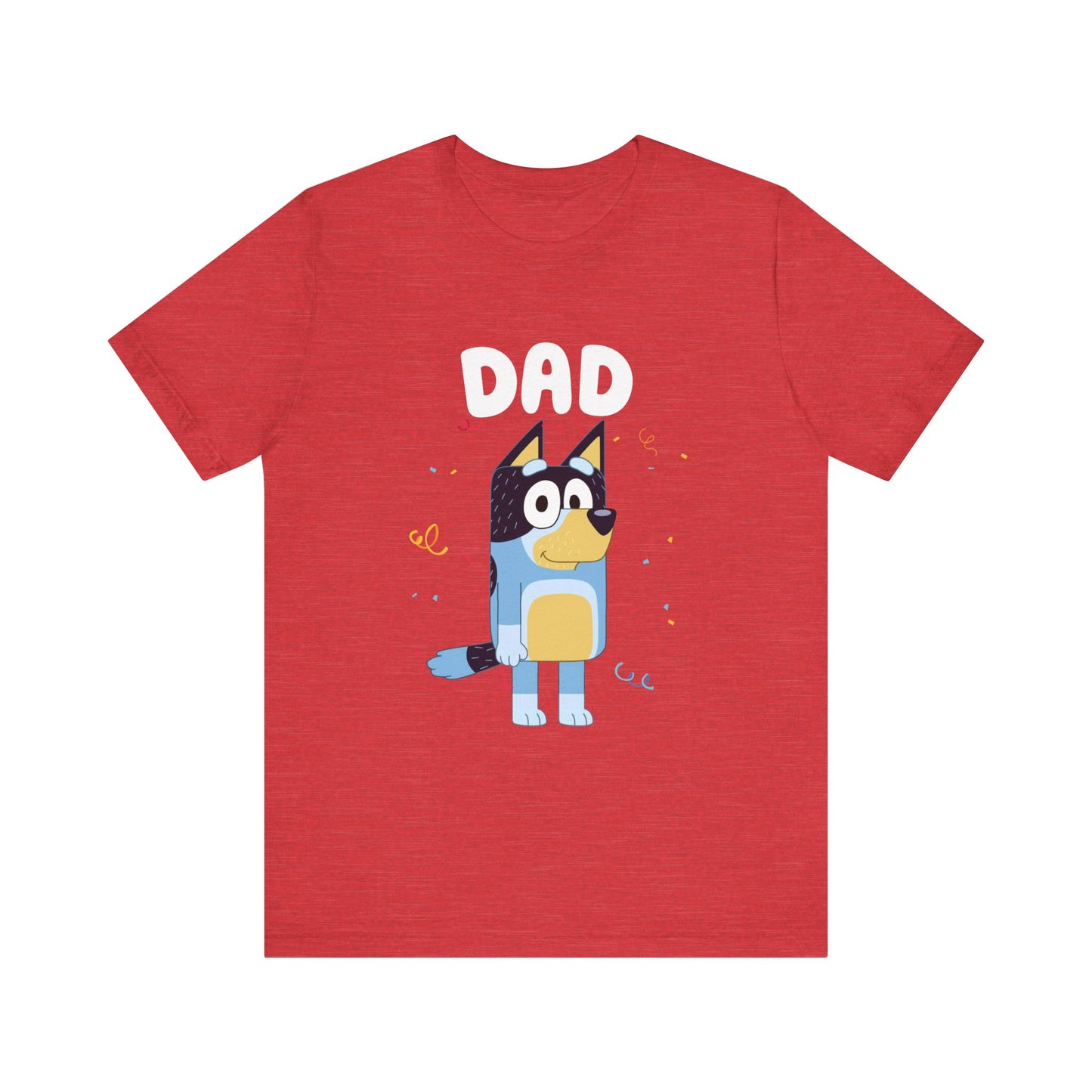 Dad Bluey Birthday Short sleeve Tshirt