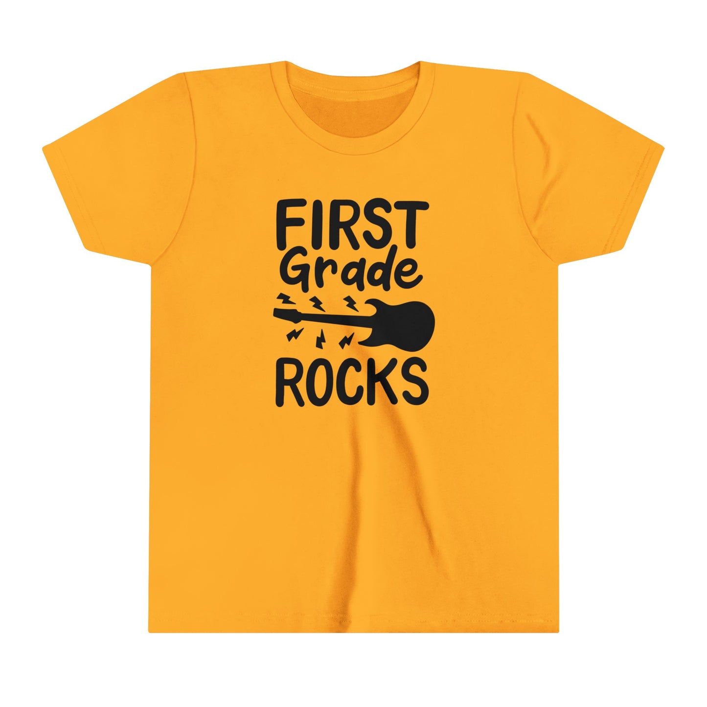 First Grade Rocks Youth Short Sleeve Tee