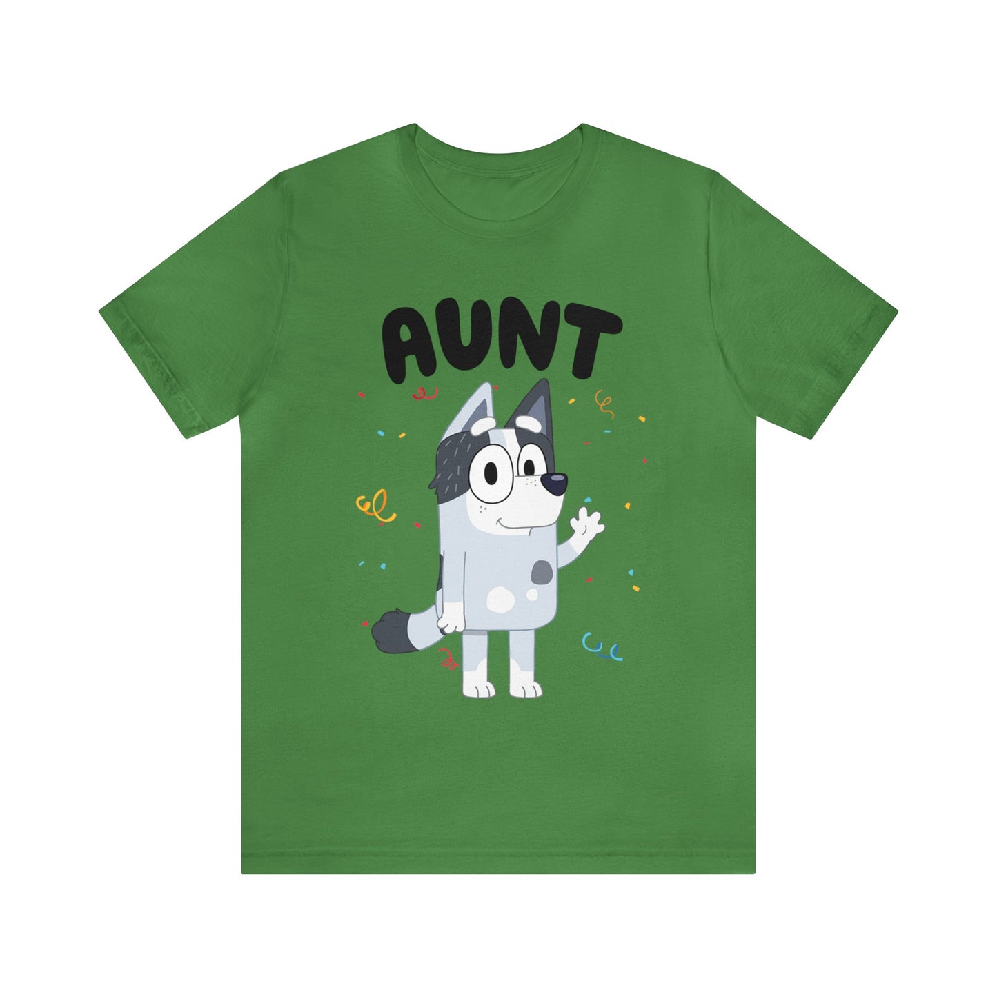 Aunt Bluey Birthday short sleeve Tshirt
