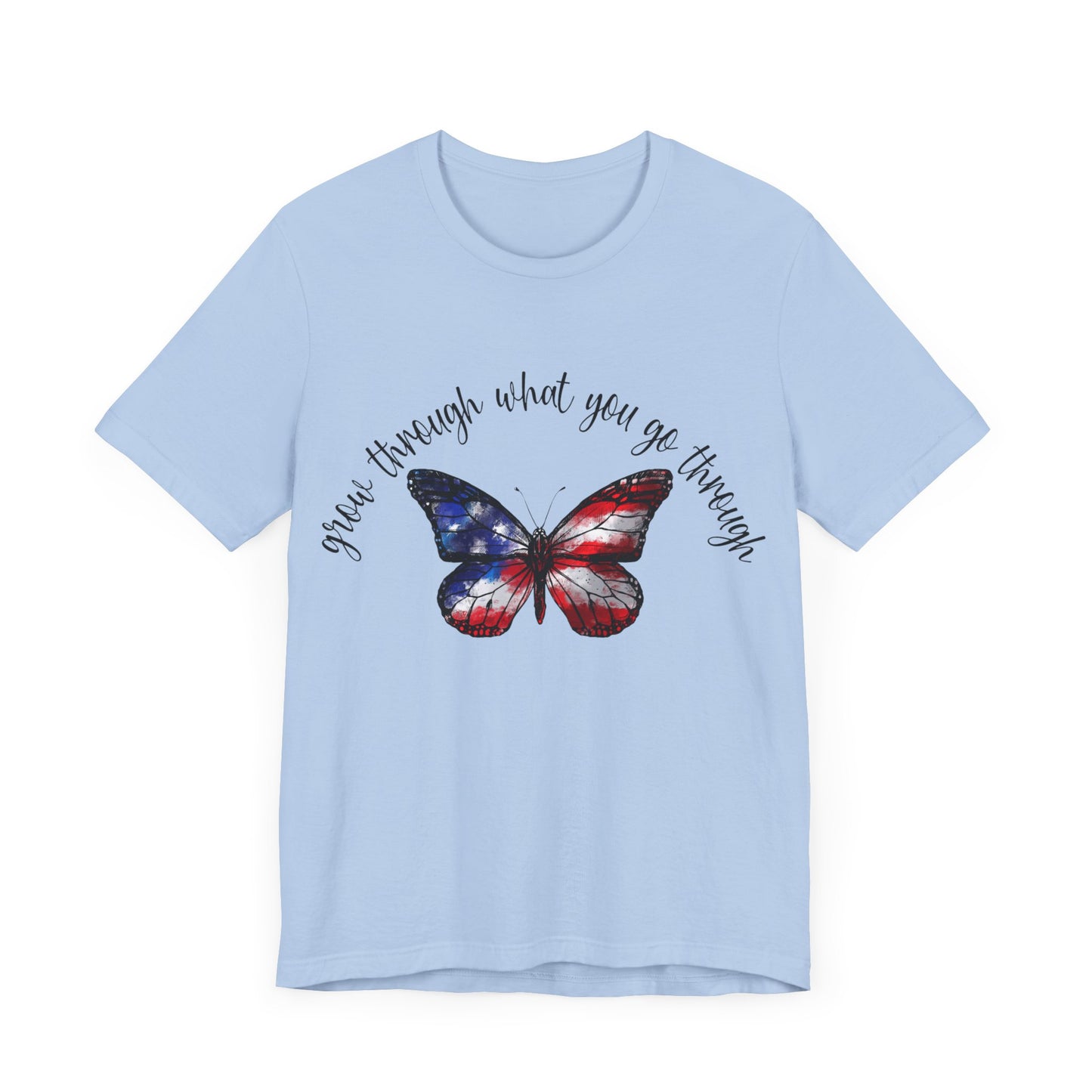 Grow Through What You Go Through Jersey Short Sleeve Tee