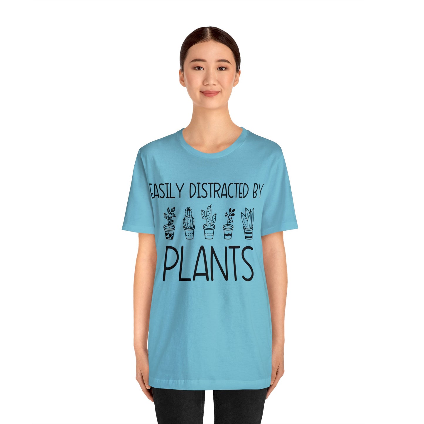 Easily Distracted by Plants Short Sleeve Tee