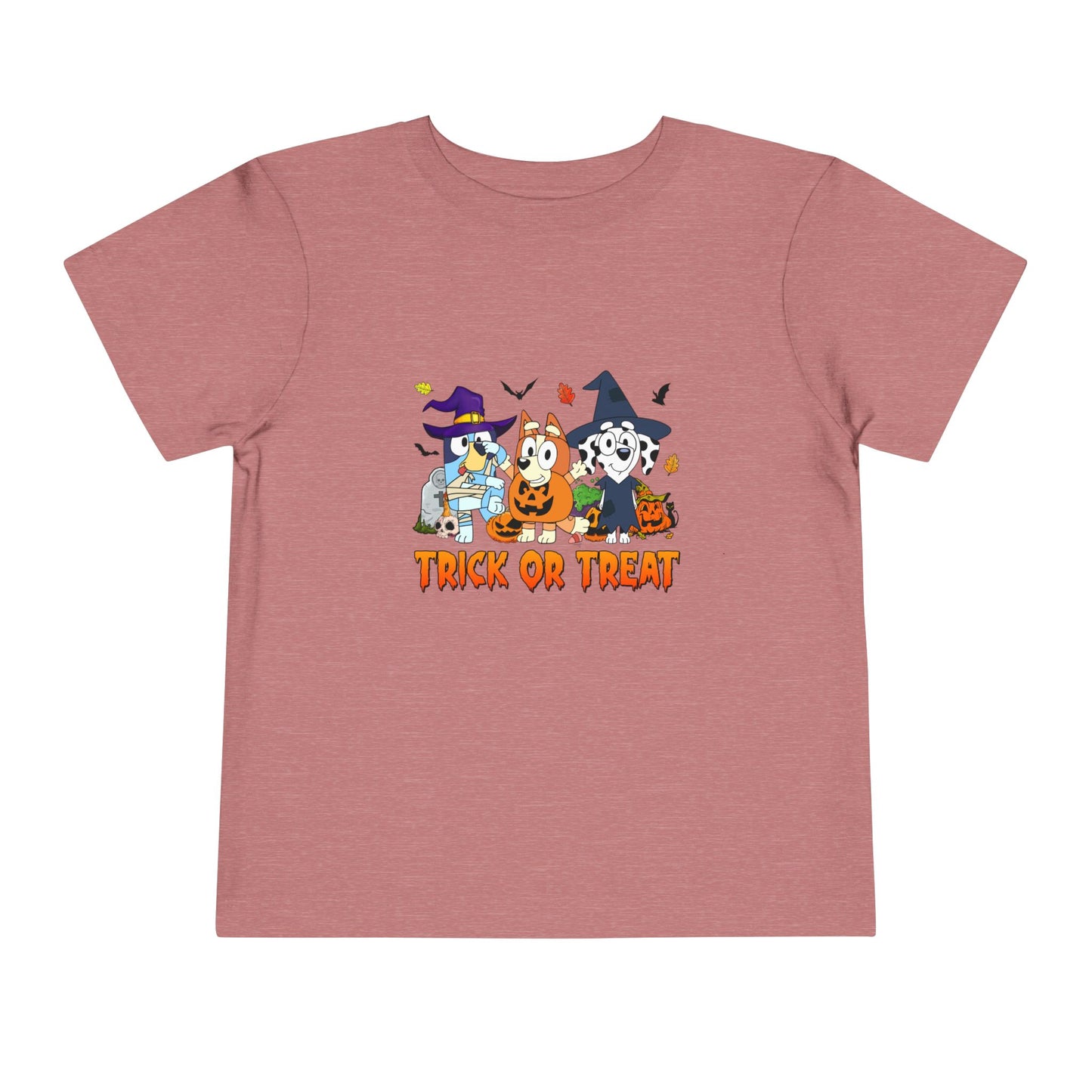 Bluey-Bingo-Chloe Trick or Treat Toddler Short Sleeve Tee