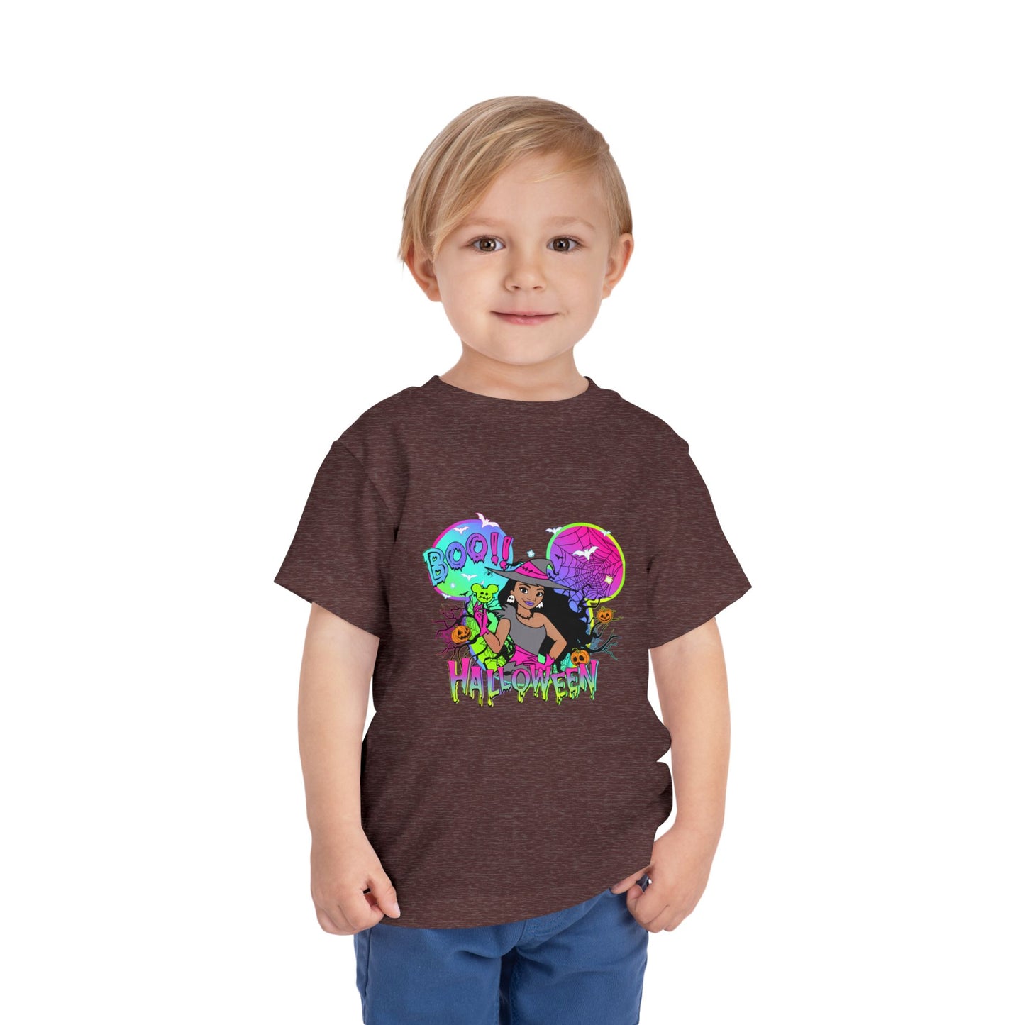 Moana Boo! Halloween Toddler Short Sleeve Tee