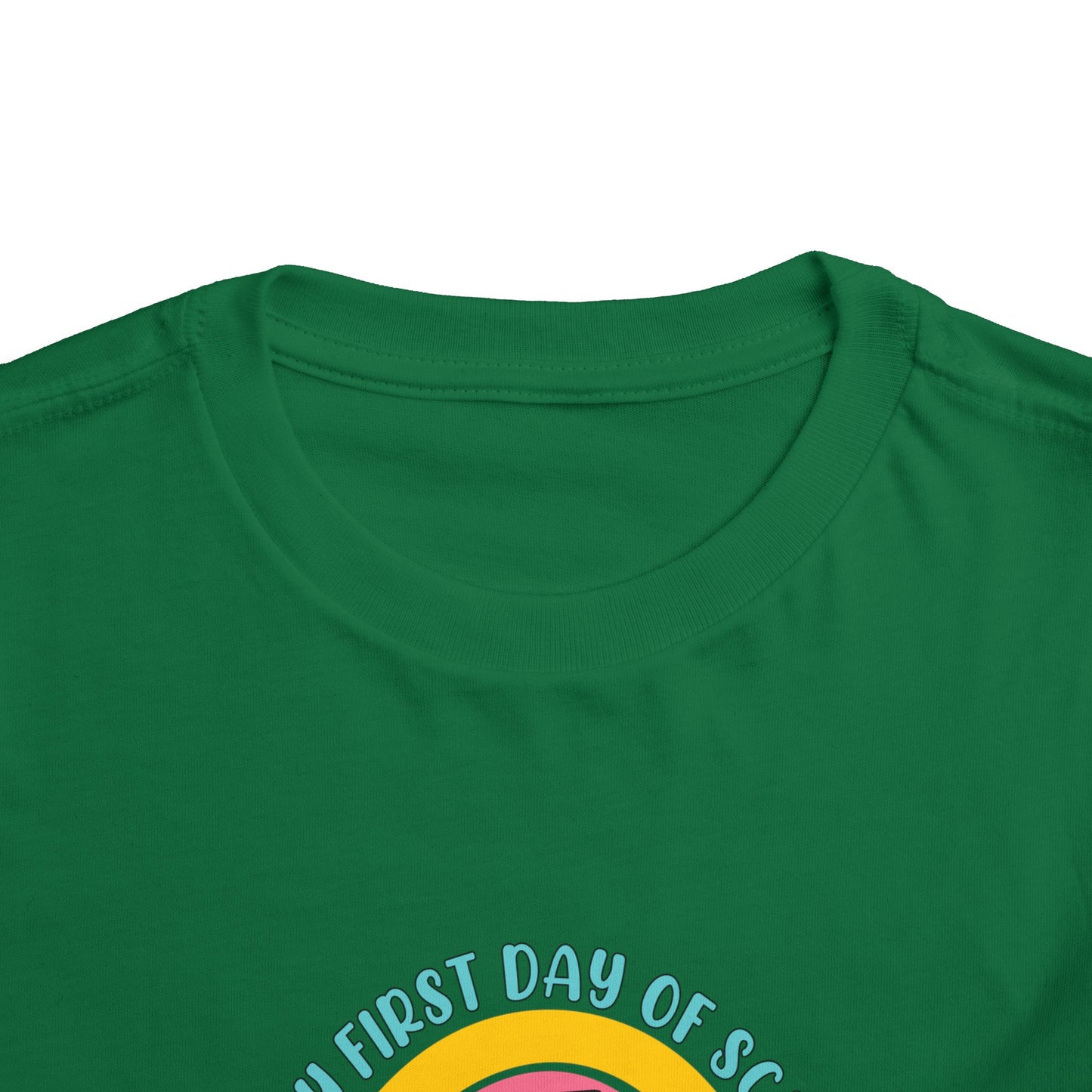 Happy First Day of School - Kindergarten Toddler Short Sleeve Tee