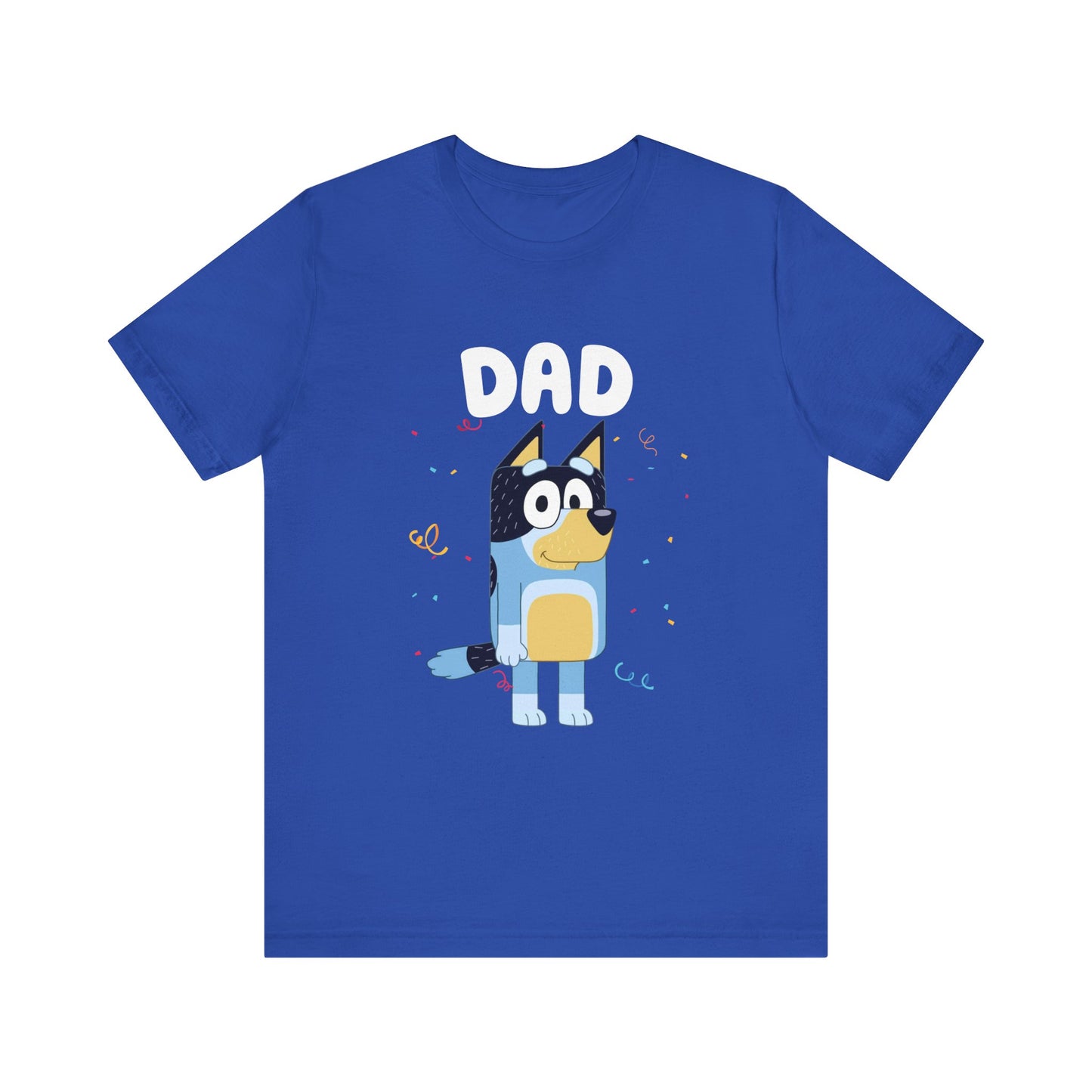 Dad Bluey Birthday Short sleeve Tshirt