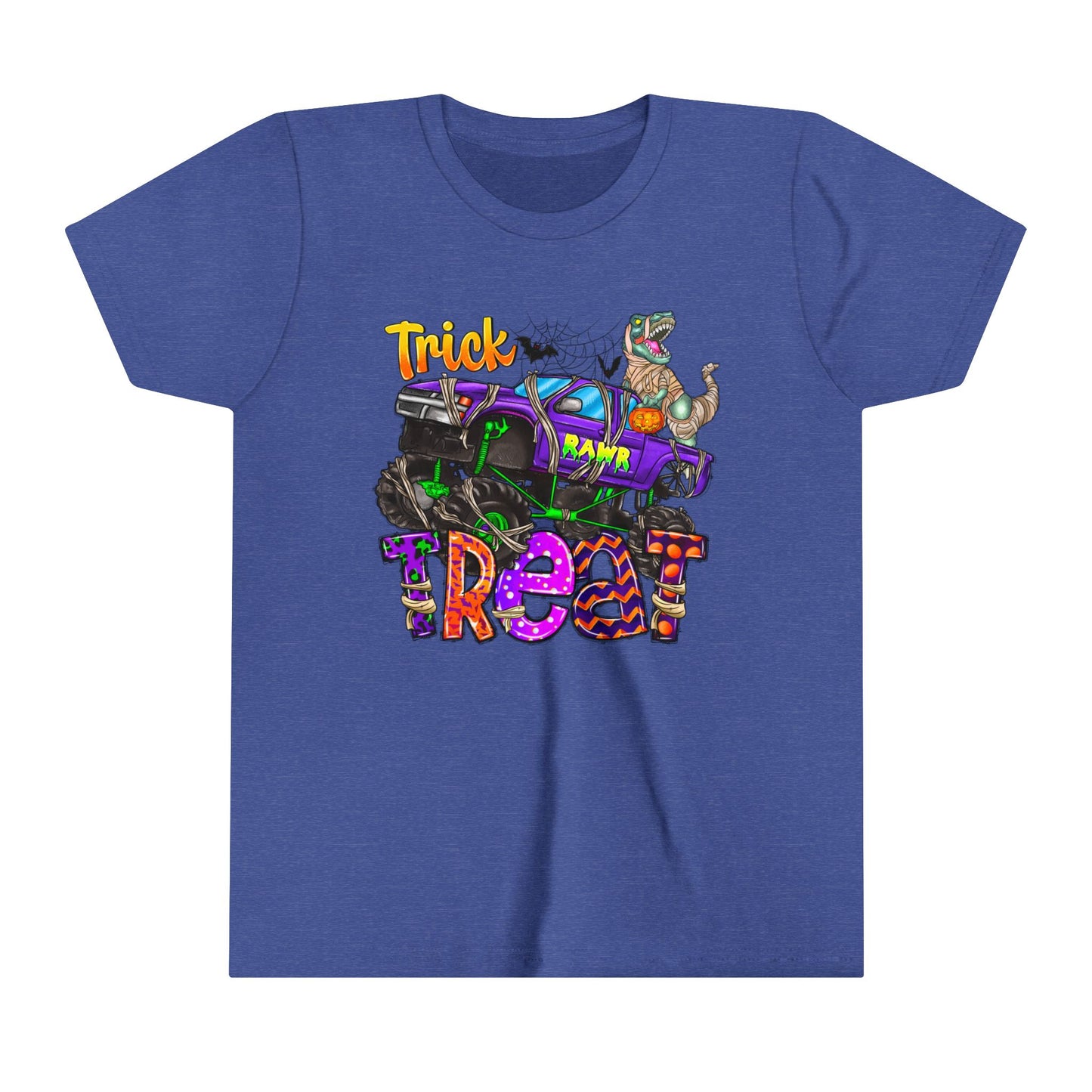 Trick RAWR Treat Youth Short Sleeve Tee