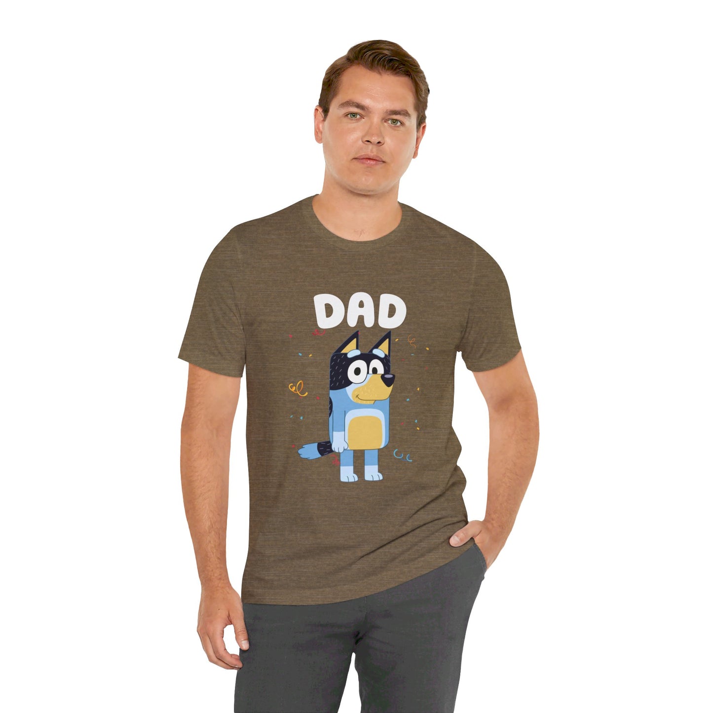 Dad Bluey Birthday Short sleeve Tshirt