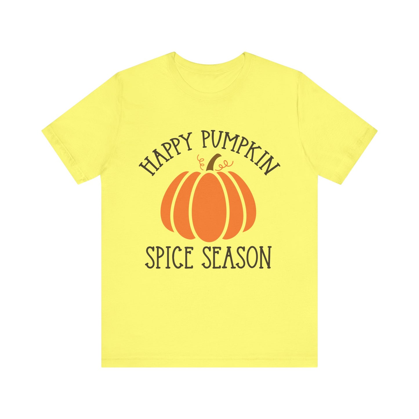 Happy Pumpkin Spice Season Jersey Short Sleeve Tee