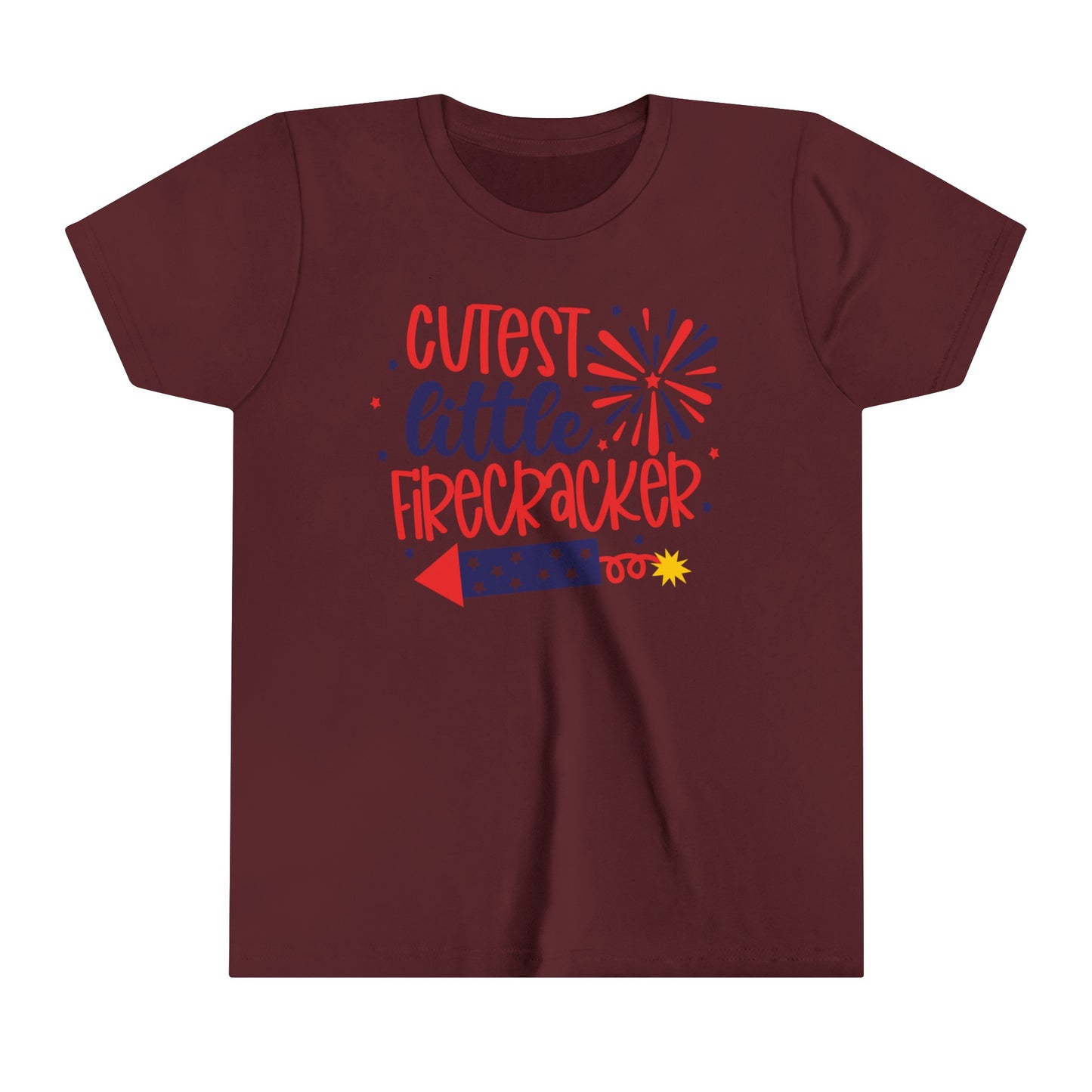 Cutest Little Firecracker Youth Short Sleeve Tee