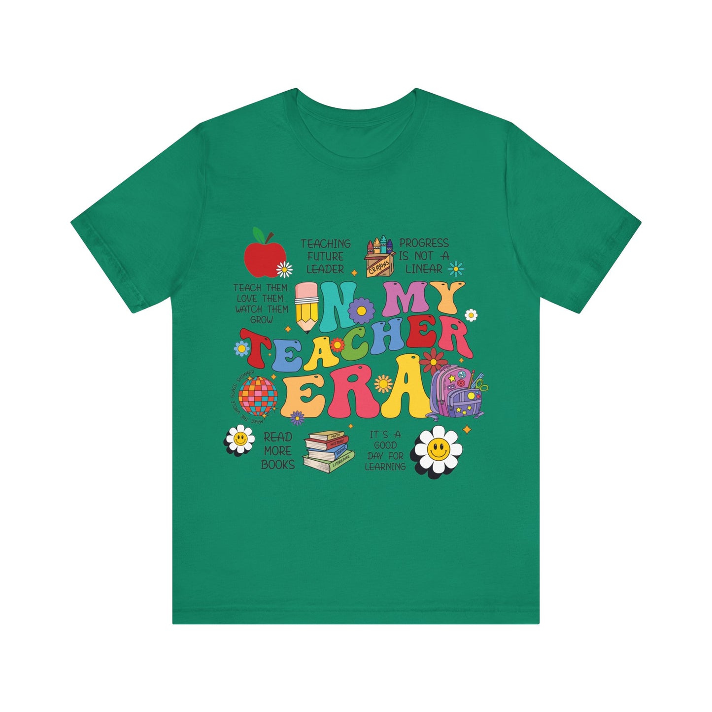 In My Teacher Era Jersey Short Sleeve Tee