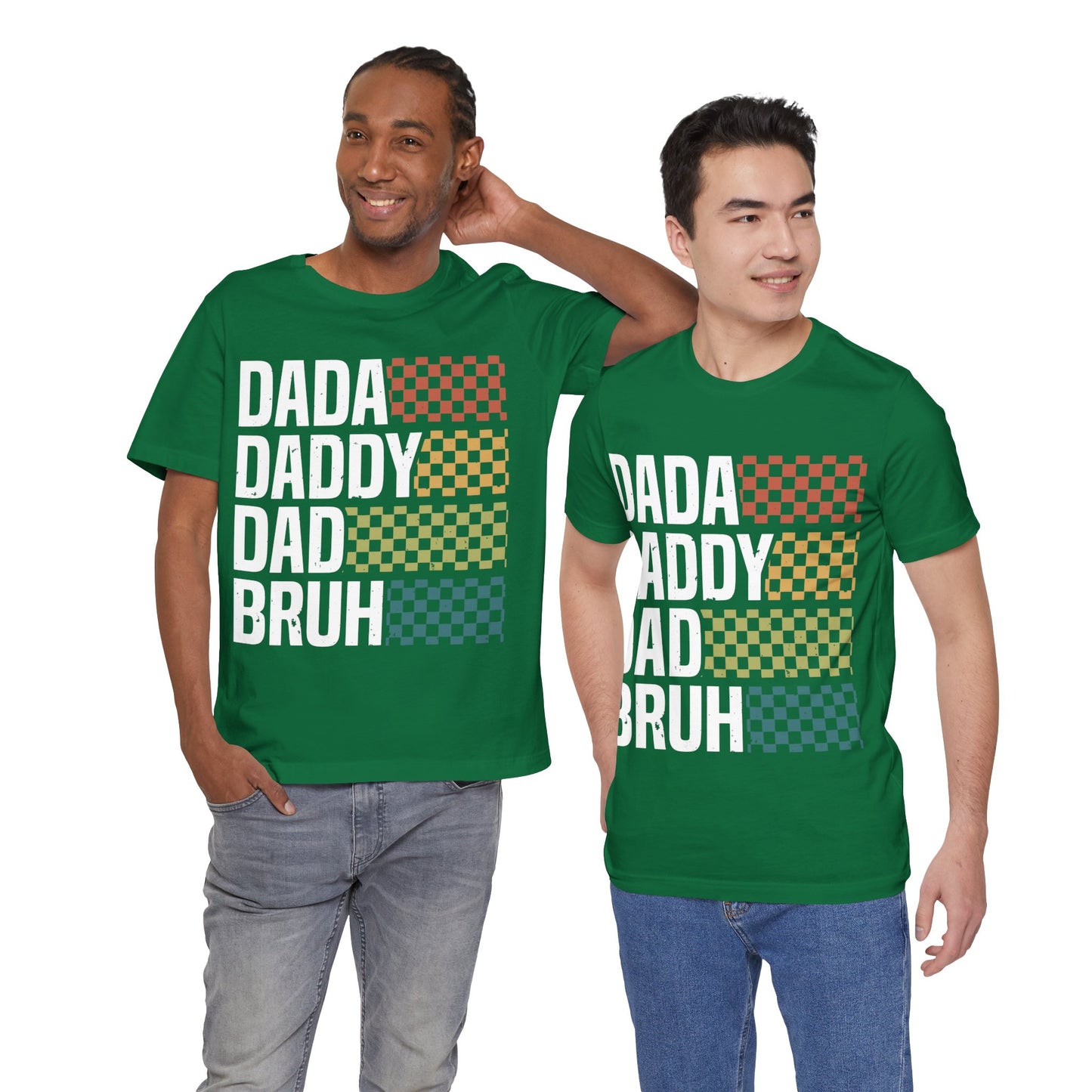 DADA DADDY DAD  BRUH Jersey Short Sleeve Tee