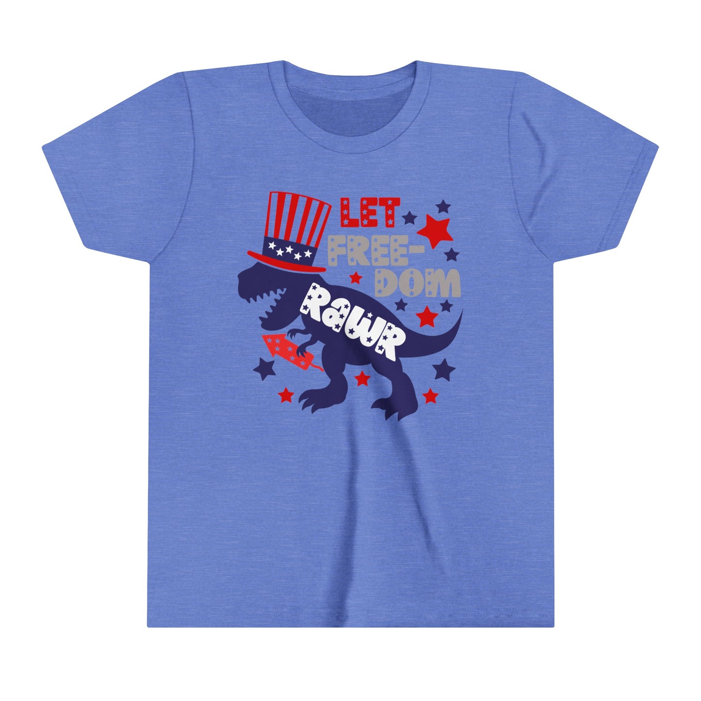 Let Freedom Roar Youth Short Sleeve Tee