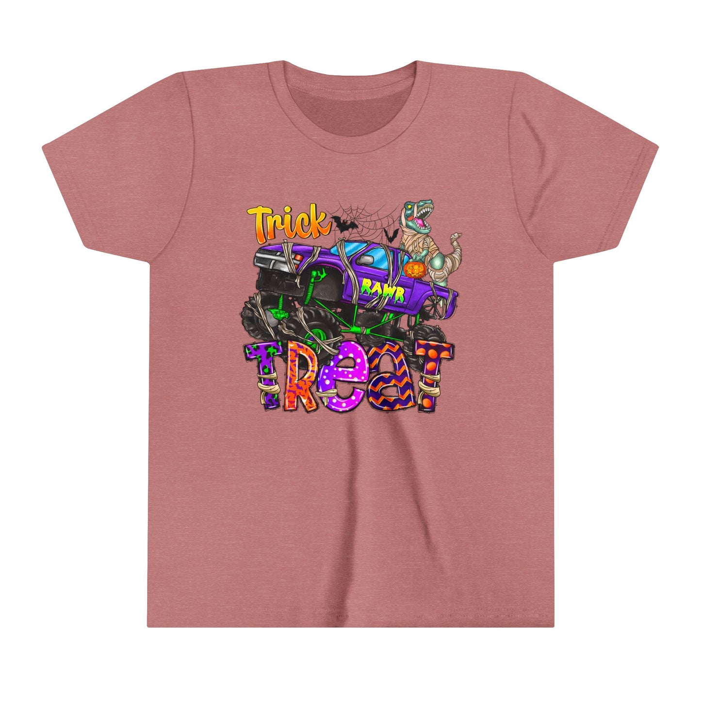 Trick RAWR Treat Youth Short Sleeve Tee