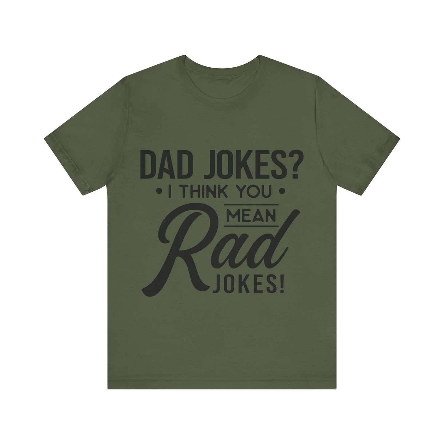 Dad Jokes Jersey Short Sleeve Tee