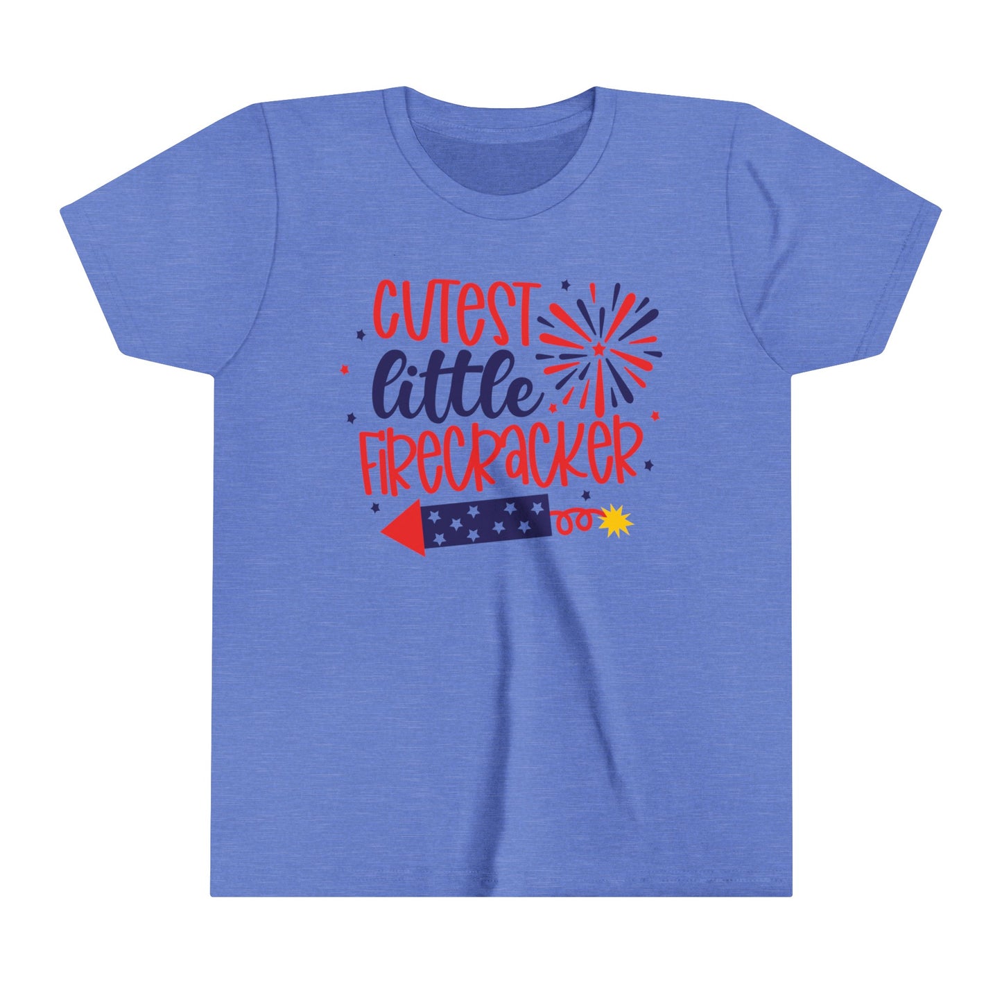 Cutest Little Firecracker Youth Short Sleeve Tee