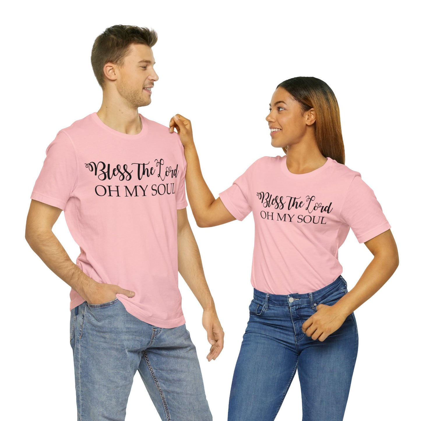 Bless the Lord, Oh my soul Short sleeve T-shirt