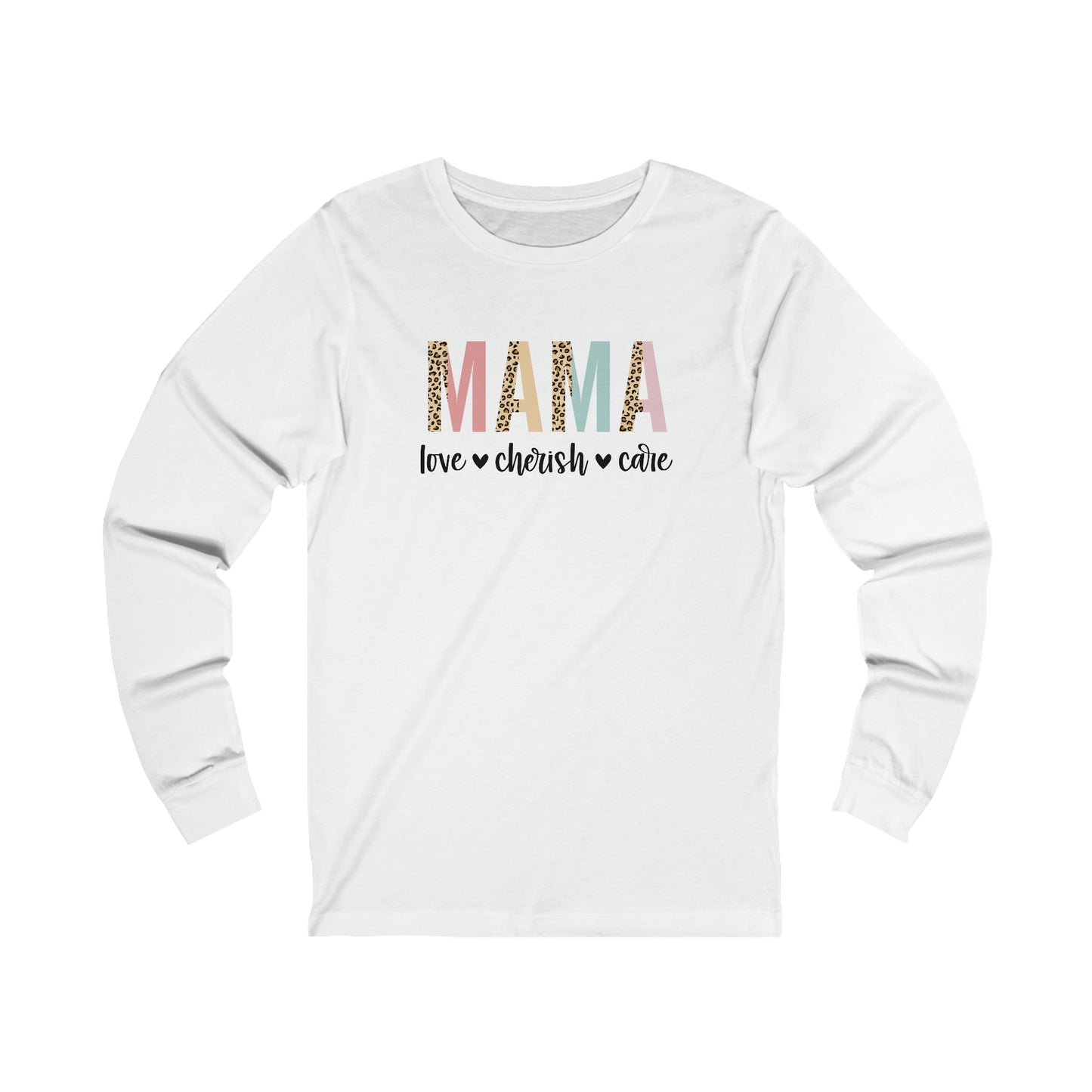 MAMA Leopard print long sleeve tshirt