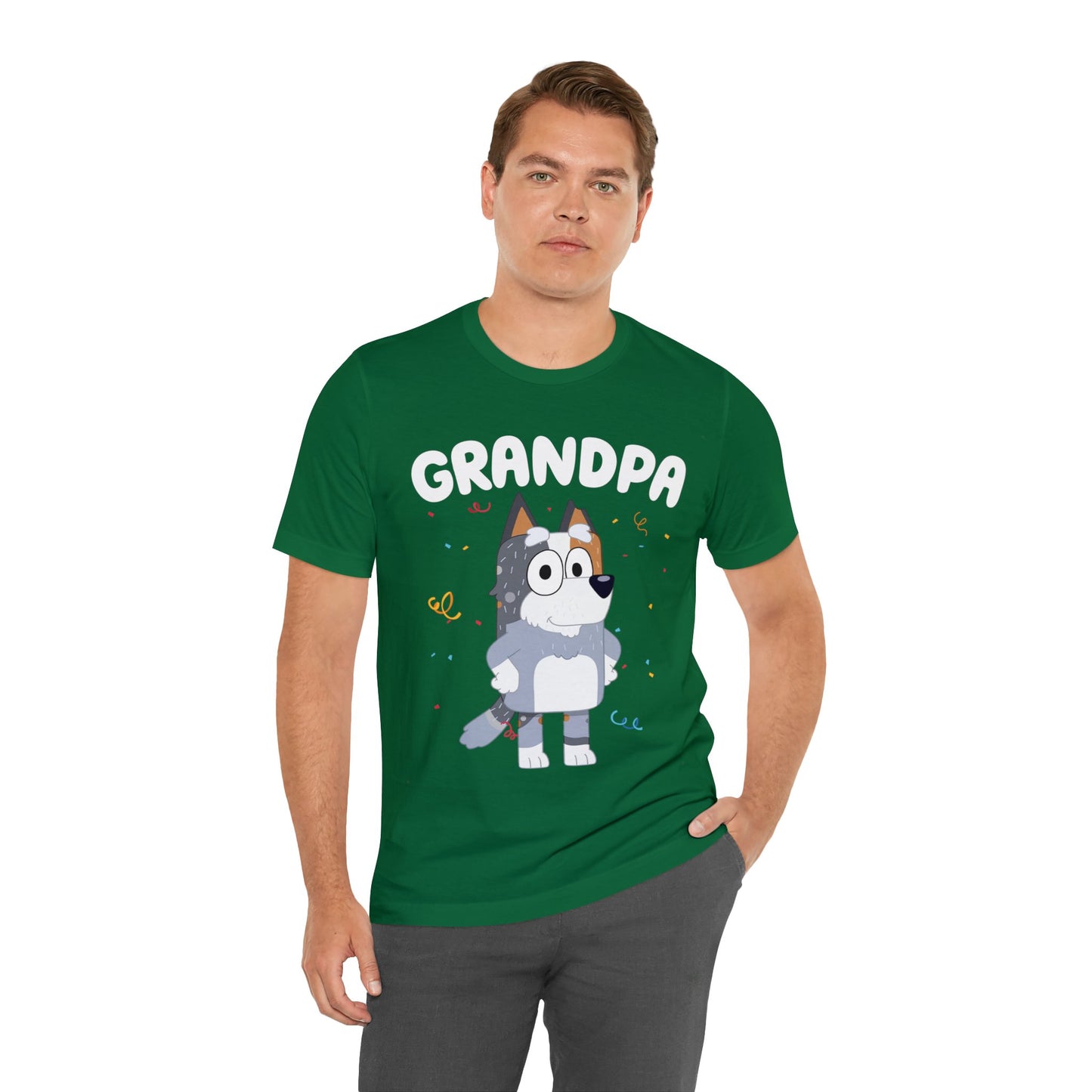Grandpa Bluey Birthday Short sleeve Tshirt