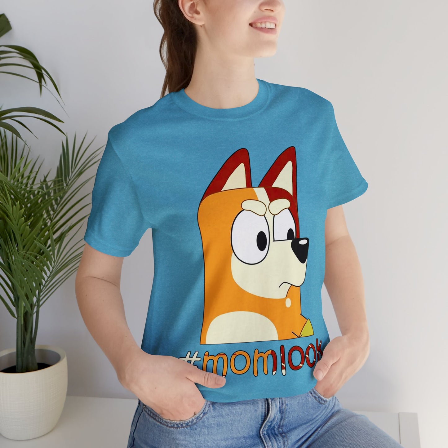 Chilli Heeler #momlook Short Sleeve Tshirt
