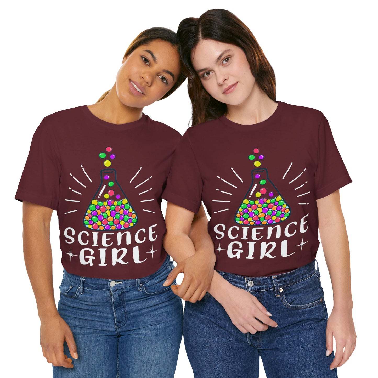 Science Girl Jersey Short Sleeve Tee