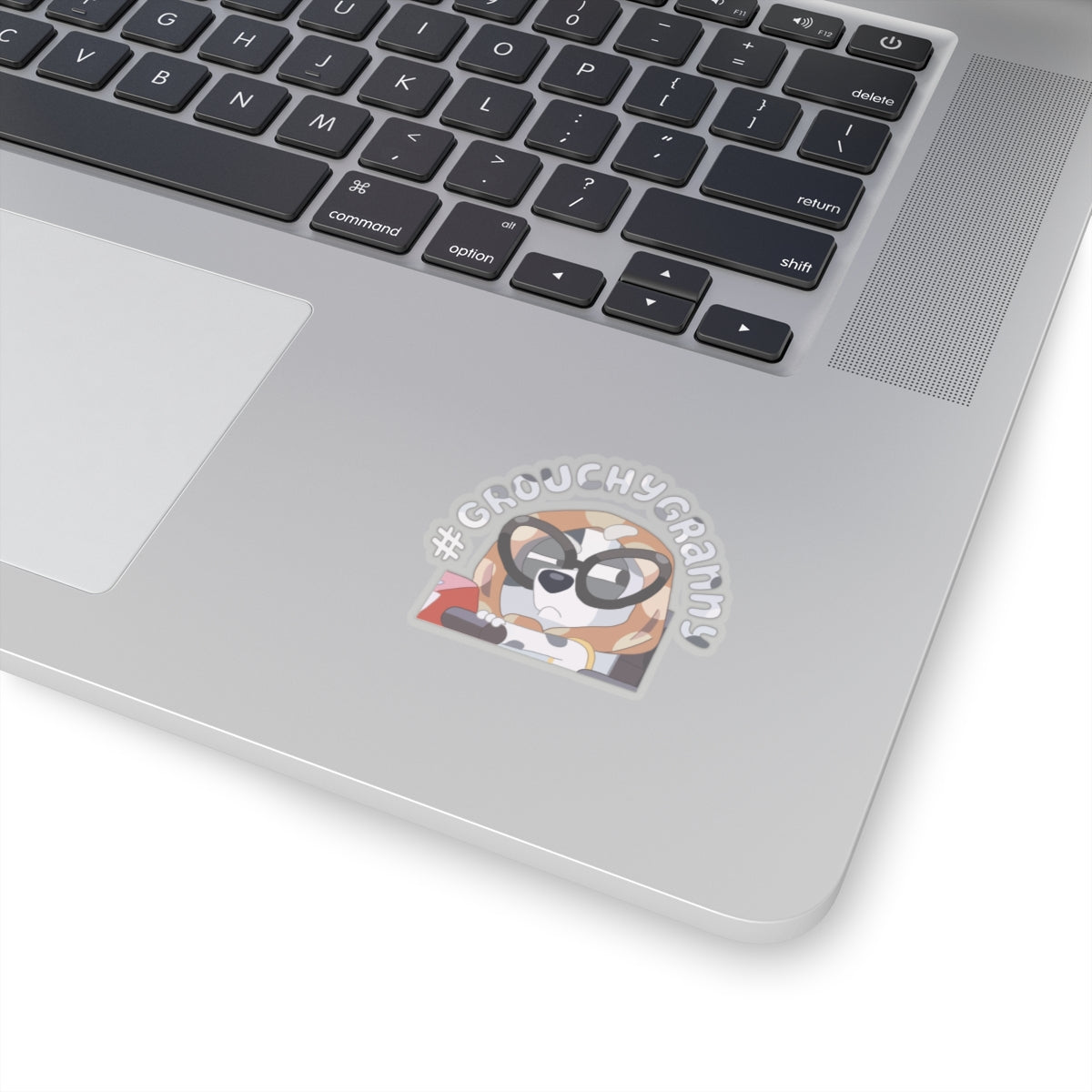 #Grouchy Granny Kiss-Cut Stickers