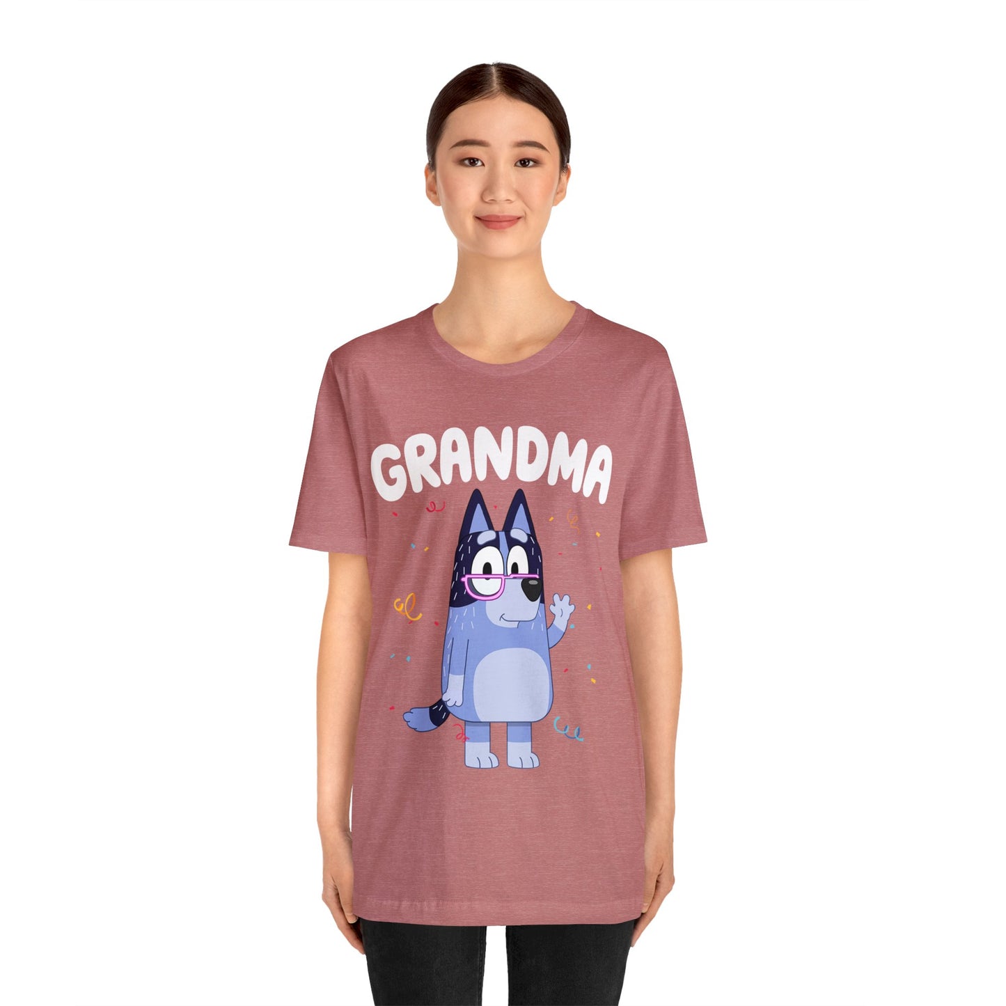 Grandma Bluey Birthday short sleeve Tshirt