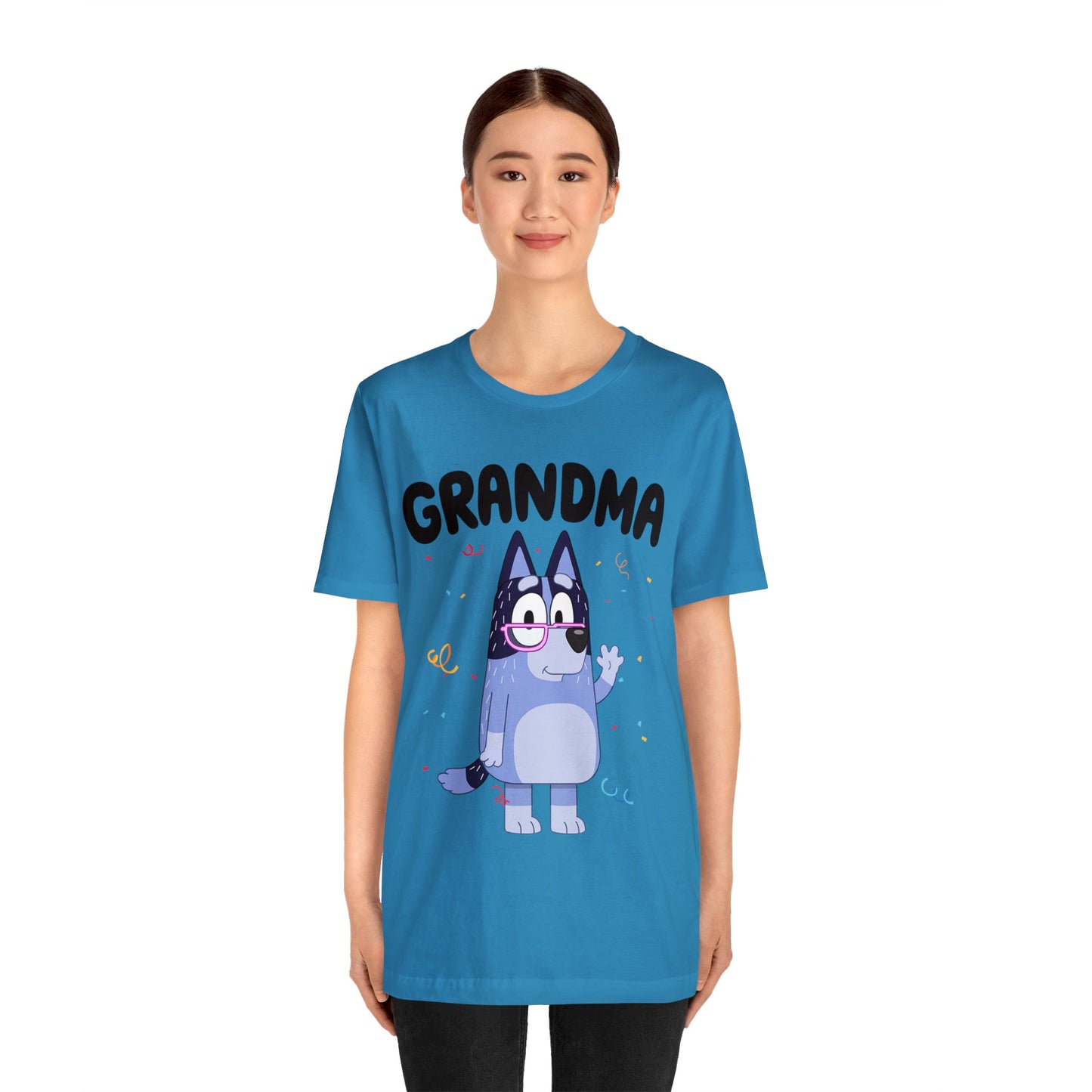 Grandma Bluey Birthday short sleeve Tshirt