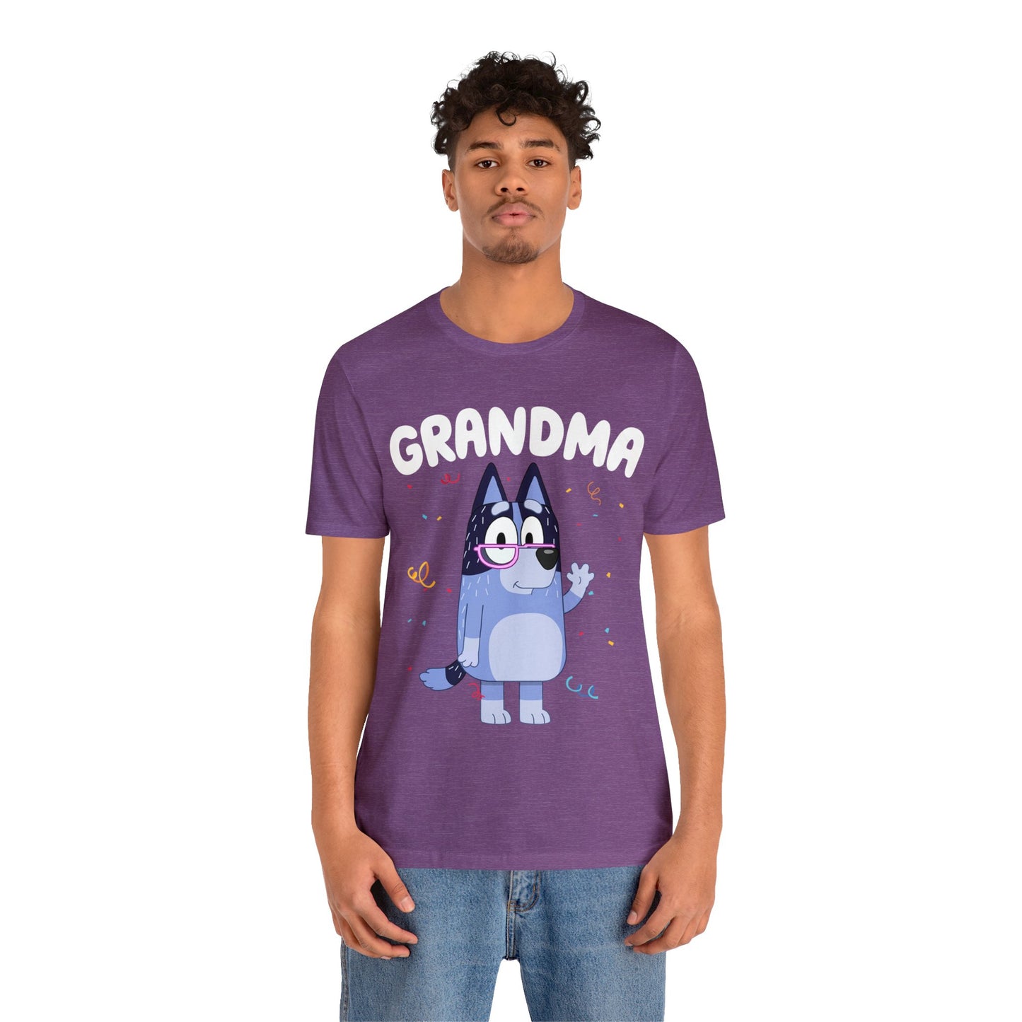 Grandma Bluey Birthday short sleeve Tshirt