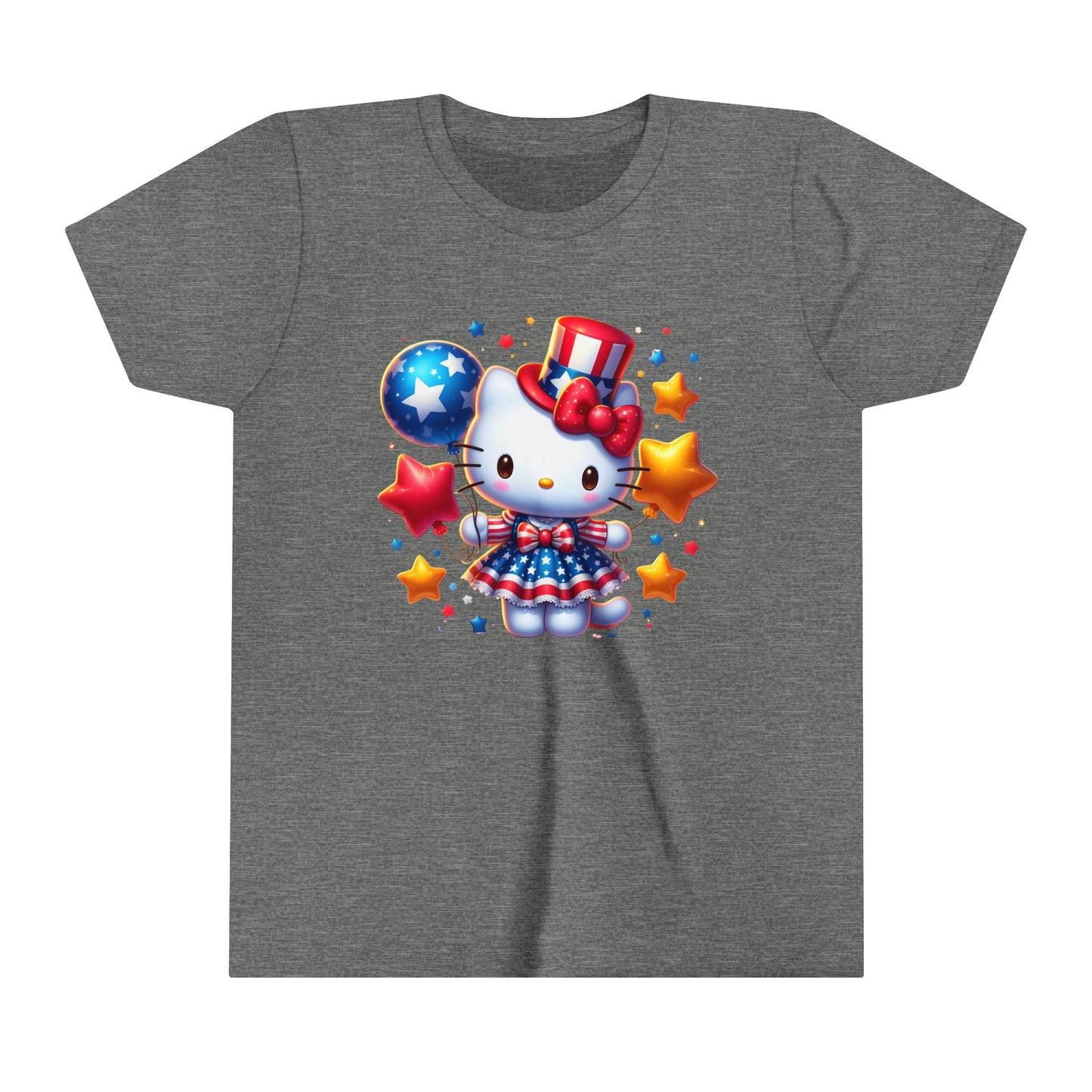 Balloons Hello Kitty Youth Short Sleeve Tee