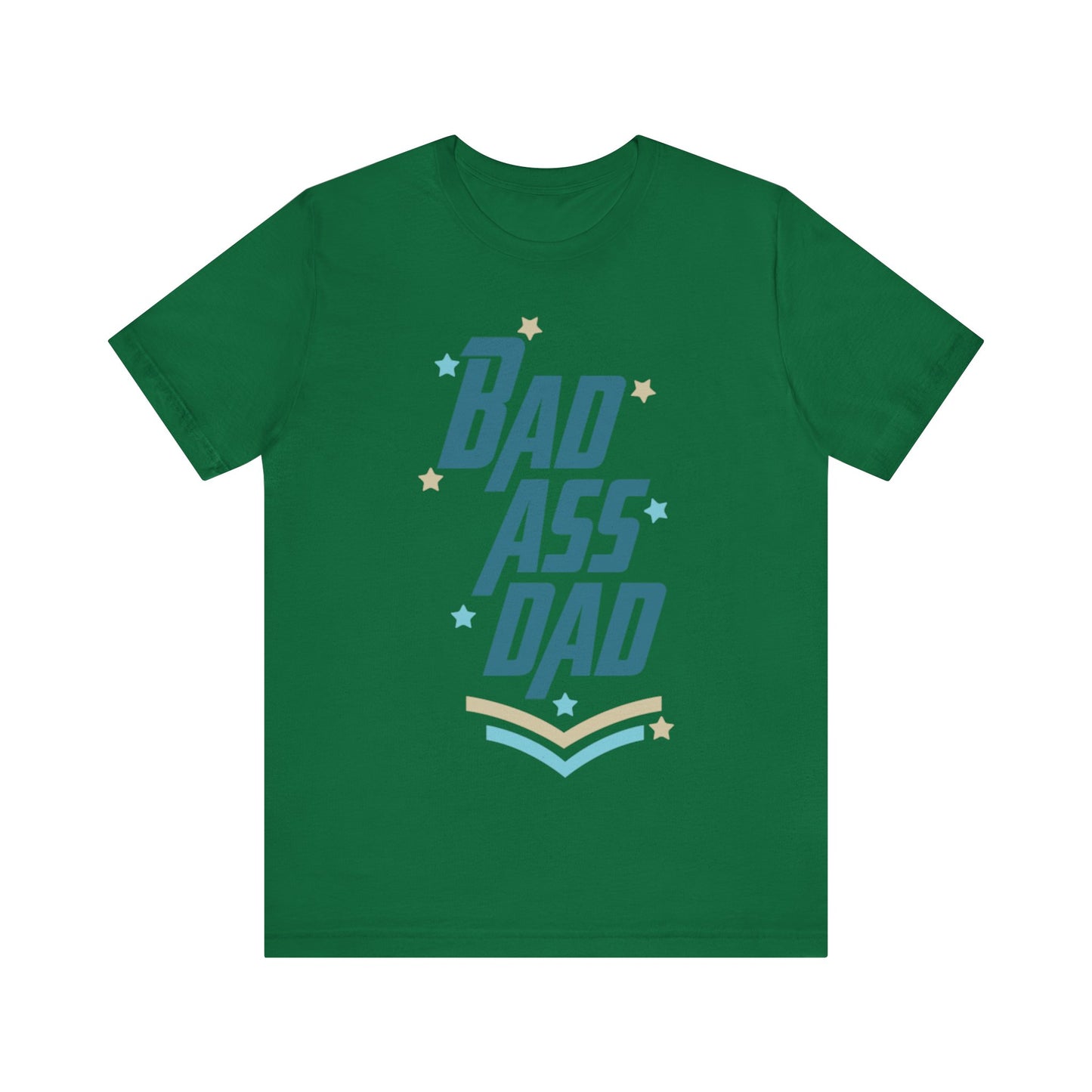 Bad Ass Dad Jersey Short Sleeve Tee