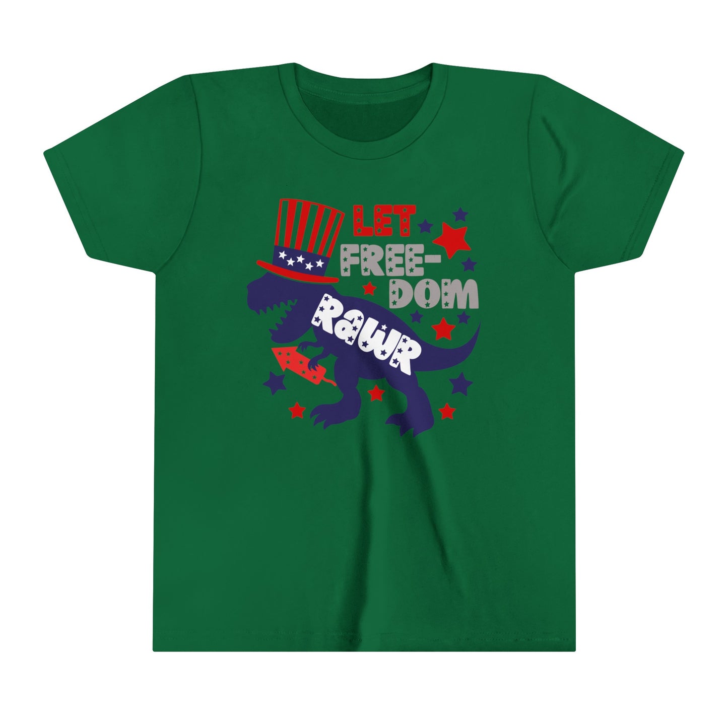 Let Freedom Roar Youth Short Sleeve Tee