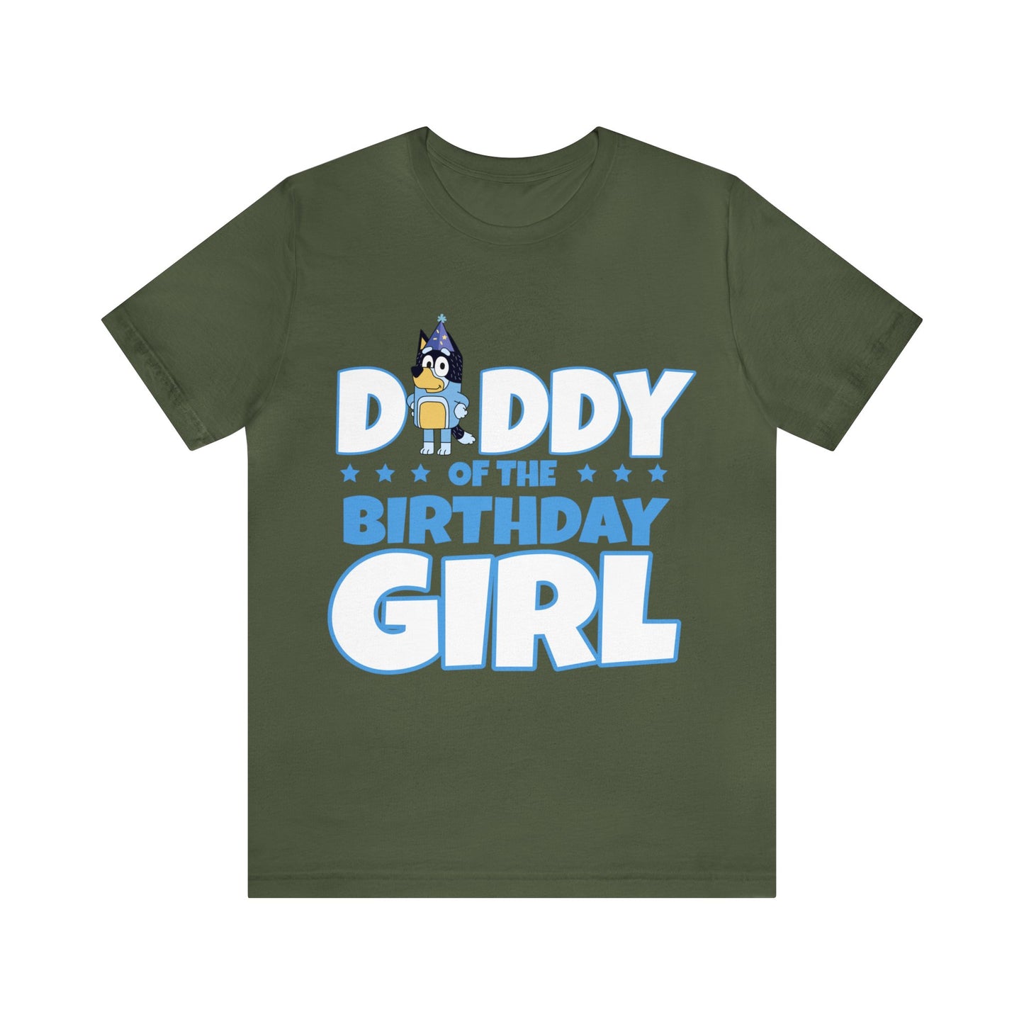 Dad of the birthday girl Bluey Birthday short sleeve Tshirt