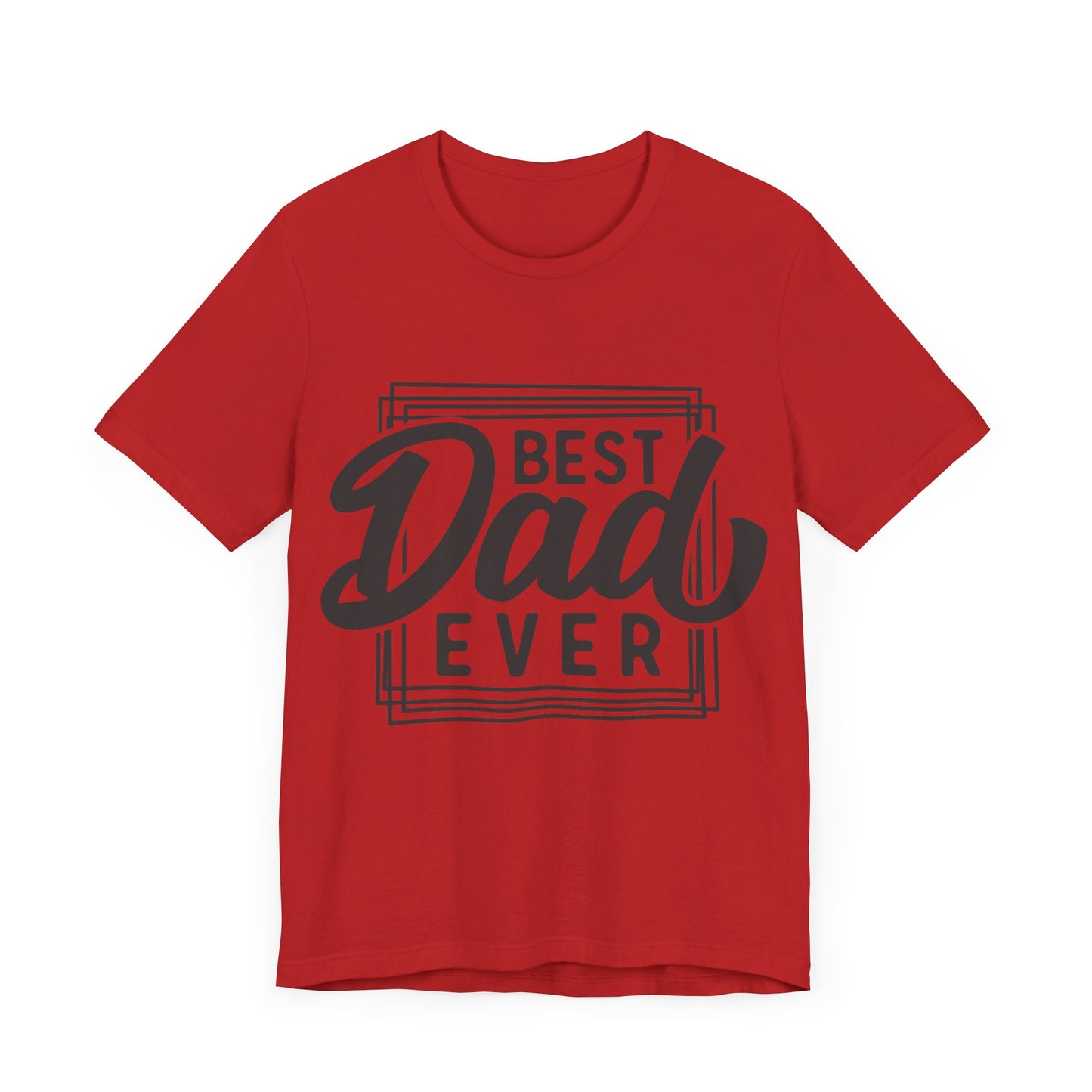 Best Dad Ever Jersey Short Sleeve Tee